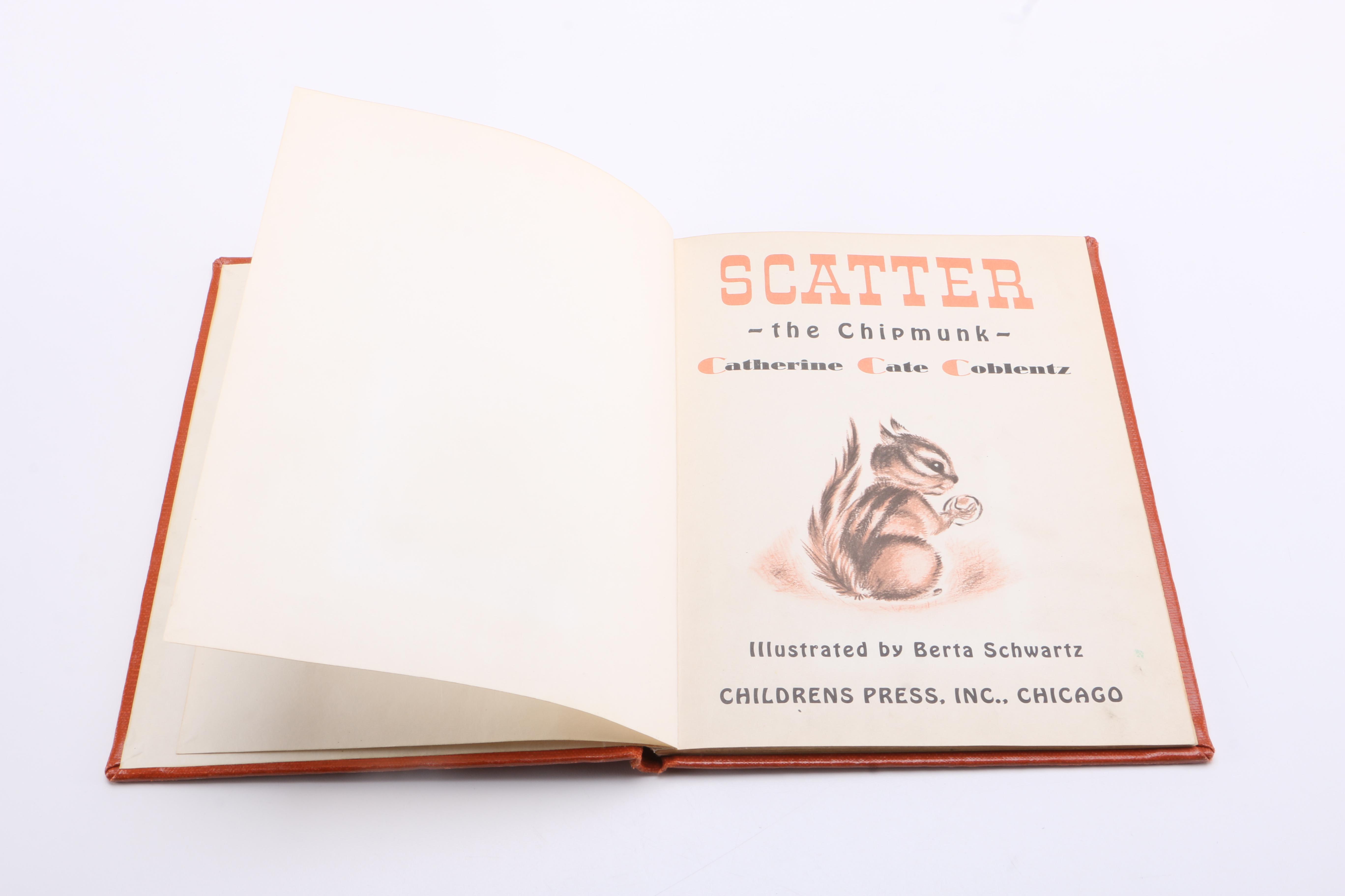 1946 "Scatter the Chipmunk" by Catherine Cate Cobientz