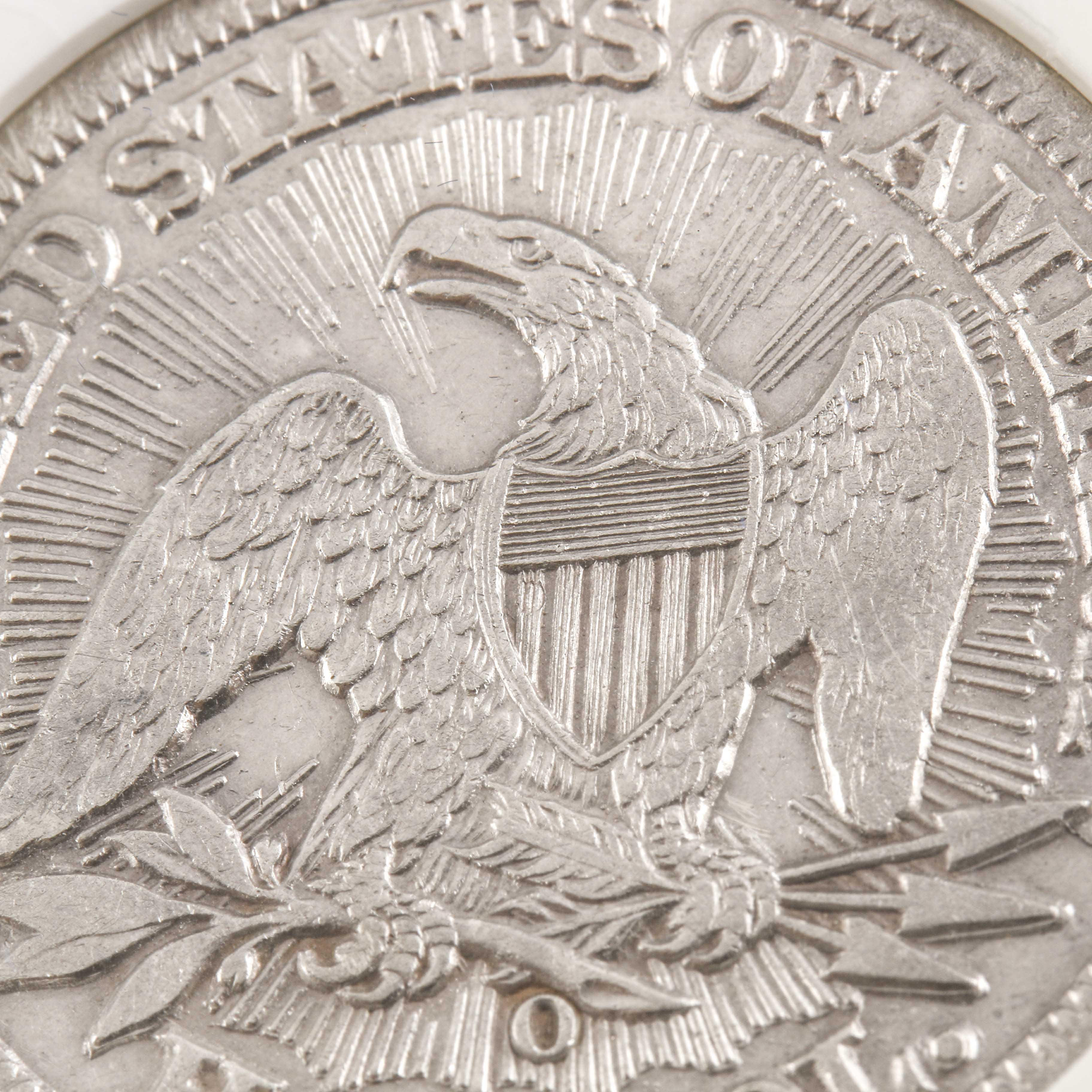 Encapsulated 1853 O Liberty Seated Silver Half Dollar