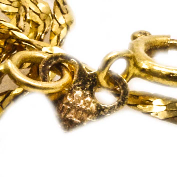 14K Yellow Gold Twisted Serpentine Necklace