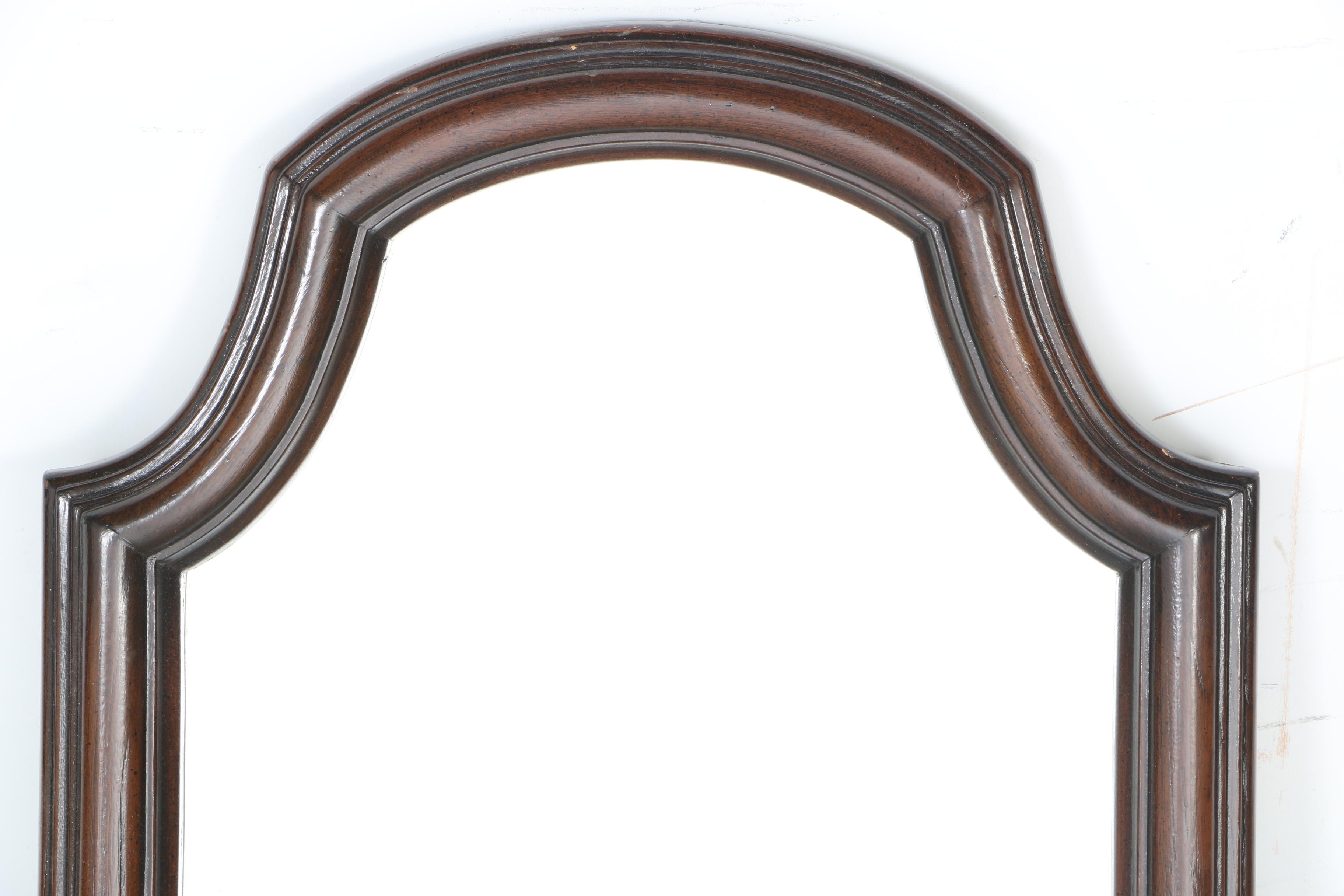 Brown Wooden Framed Mirror