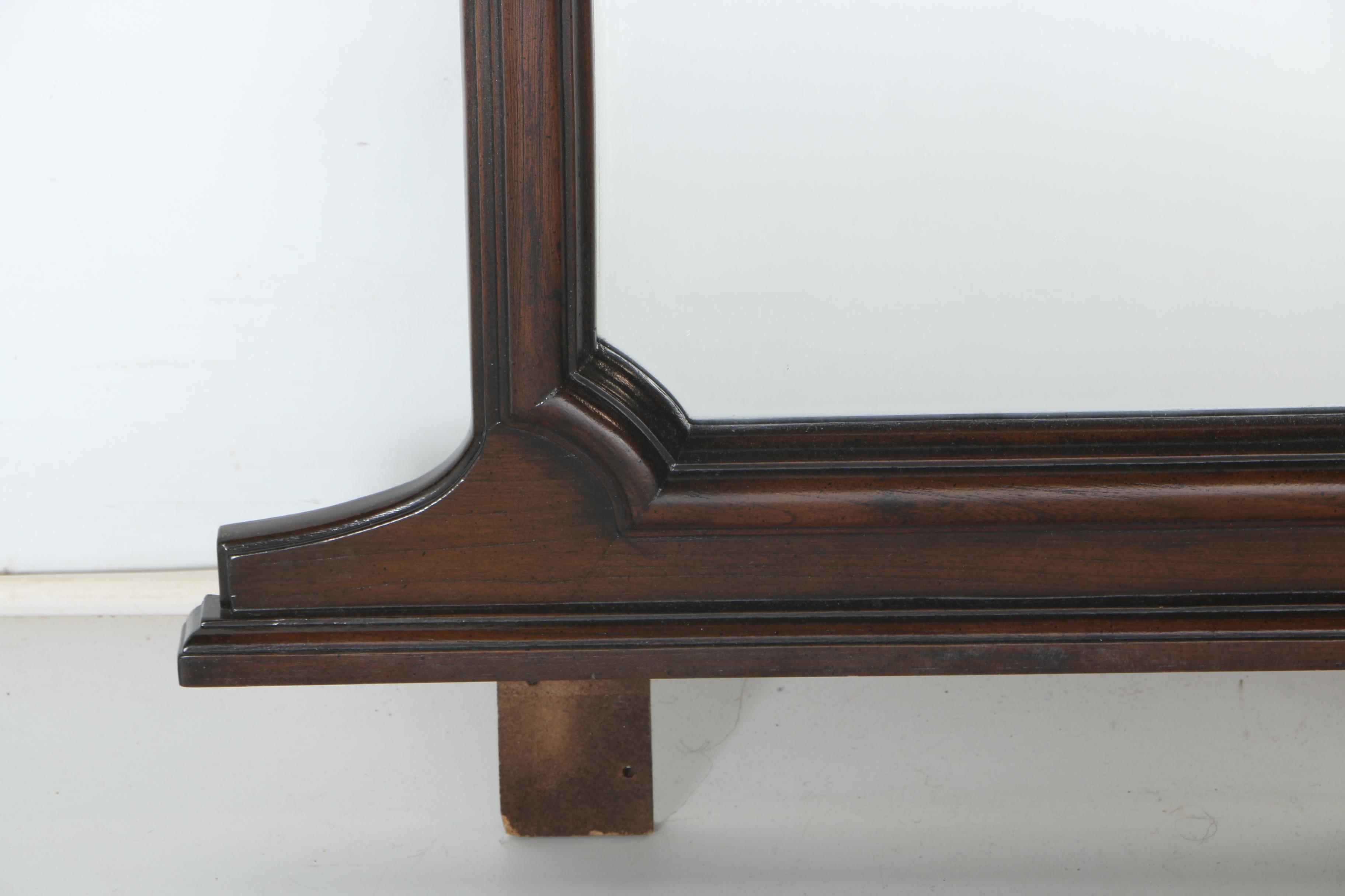 Brown Wooden Framed Mirror