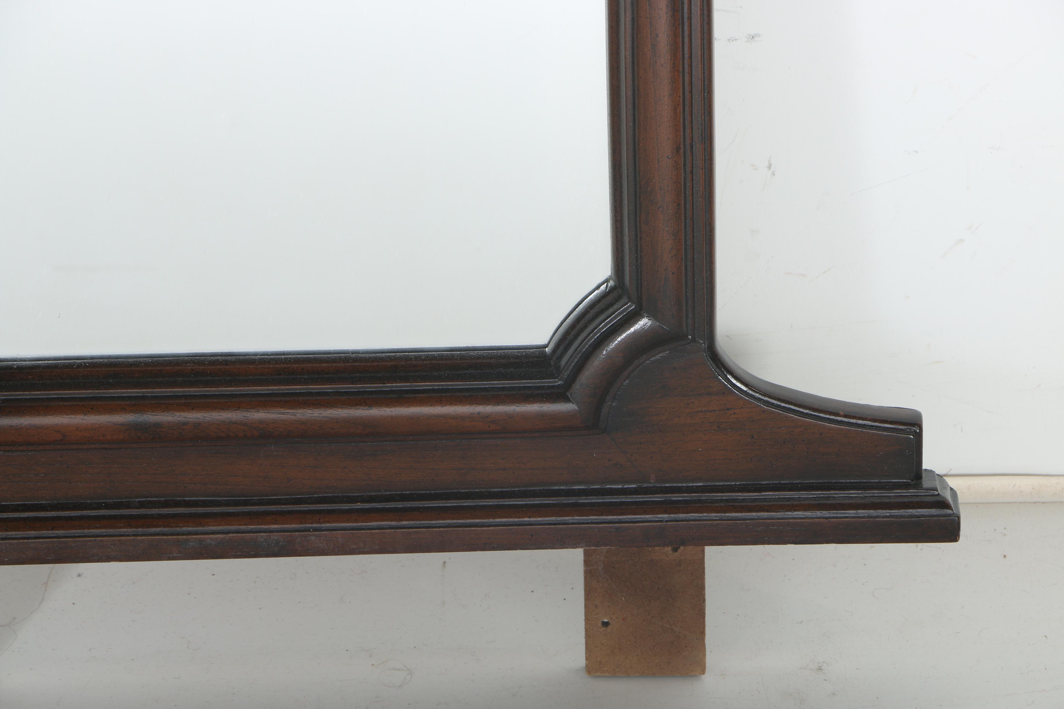 Brown Wooden Framed Mirror