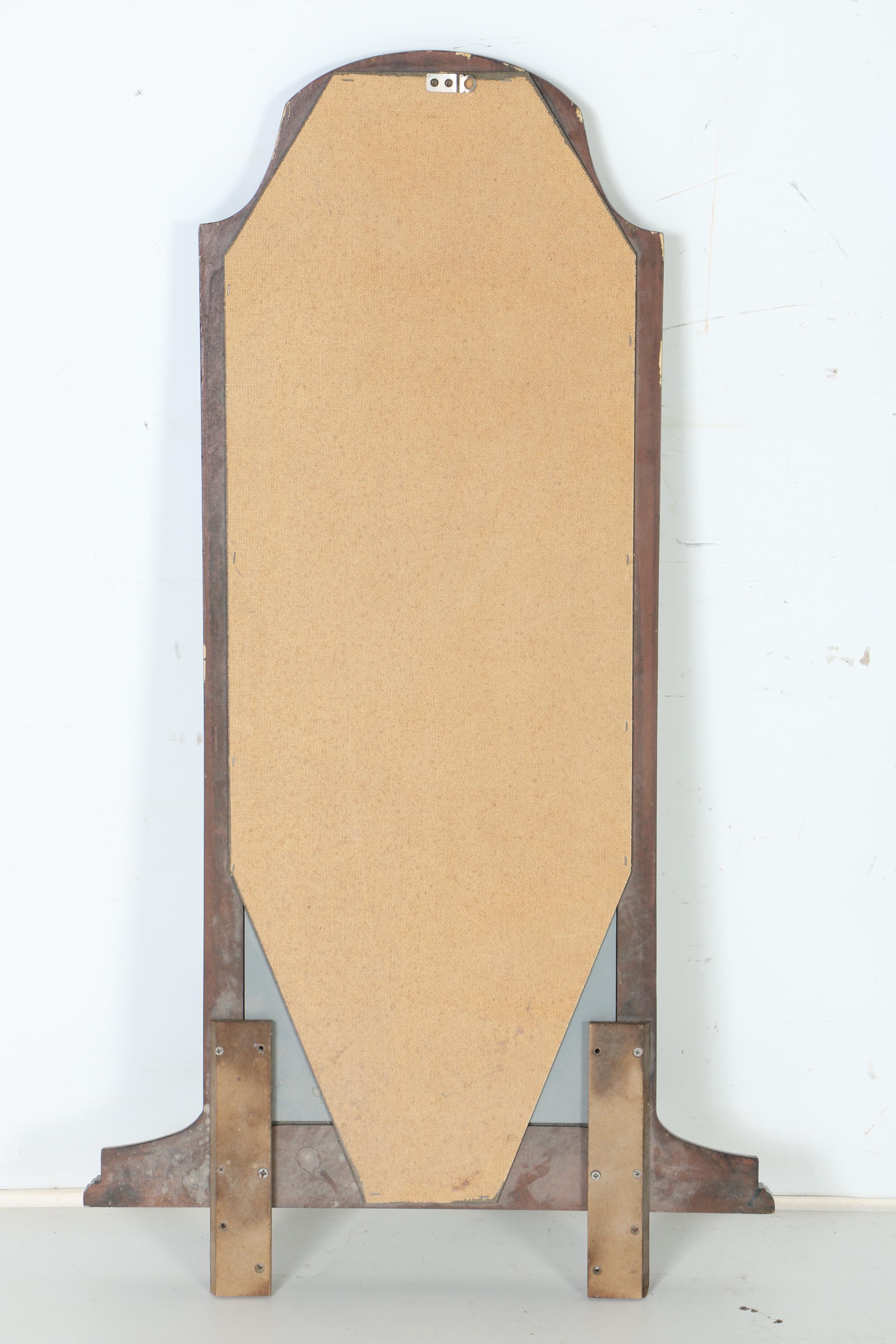 Brown Wooden Framed Mirror