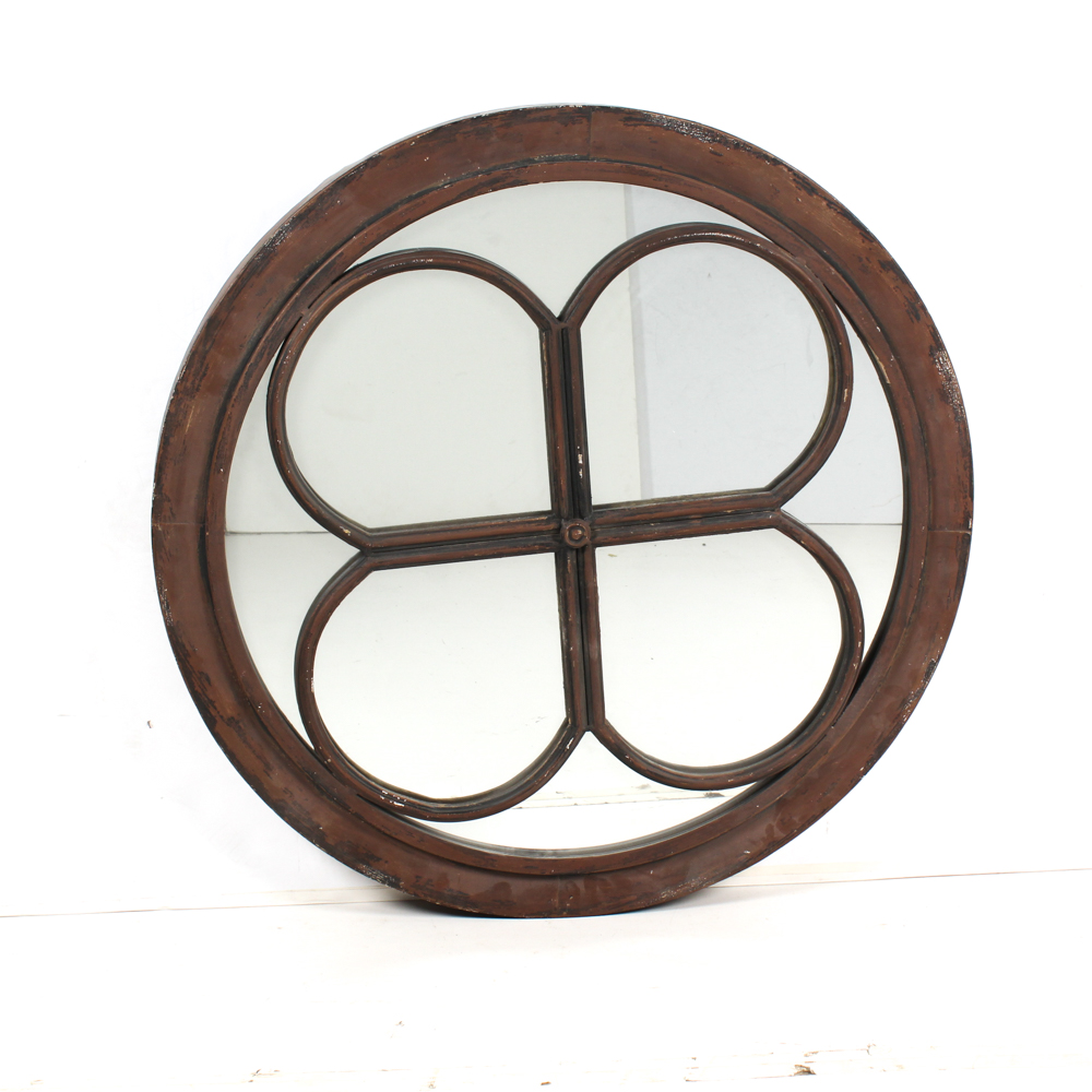Creative Co-Op Quatrefoil Wall Mirror