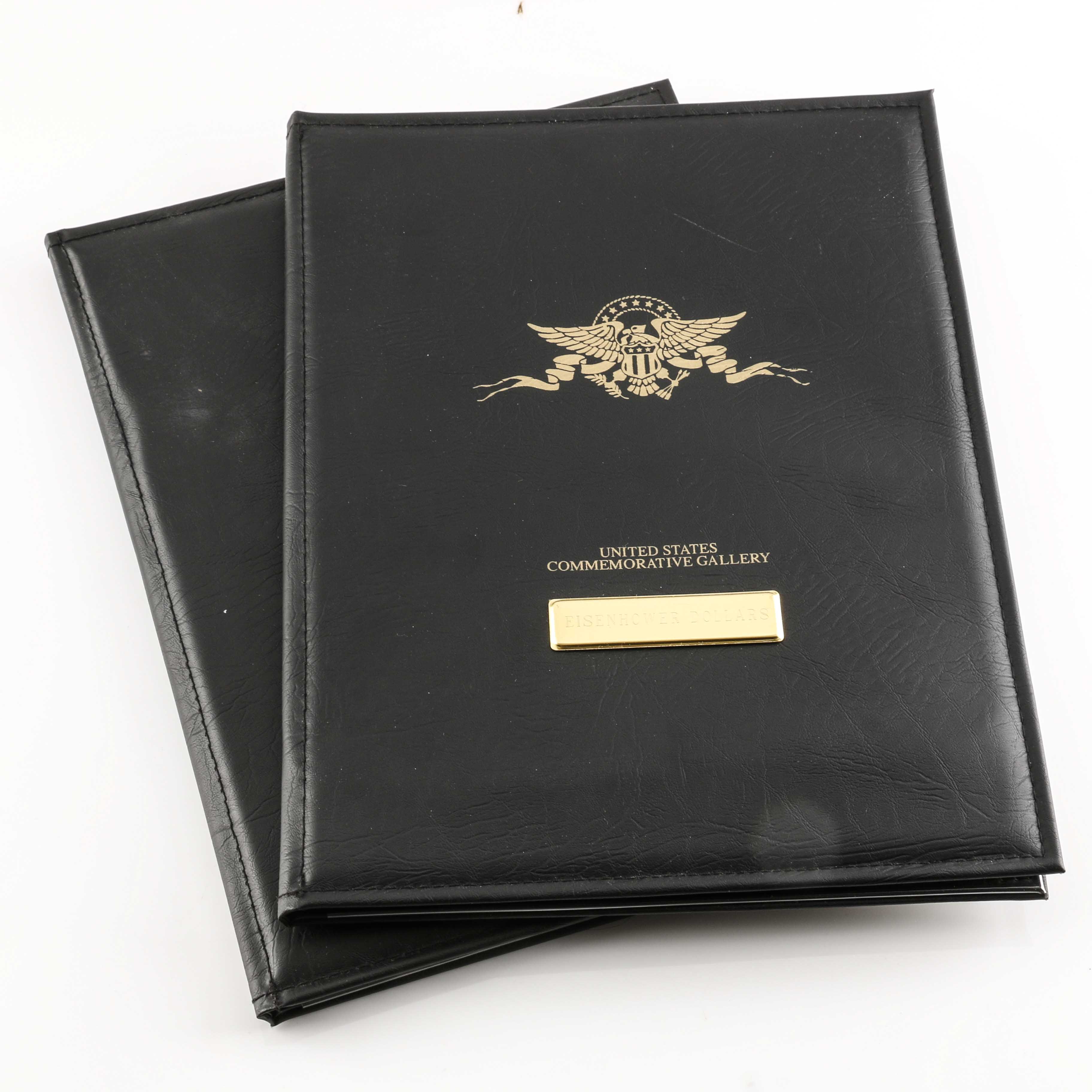 Two Sets of Eisenhower Dollars