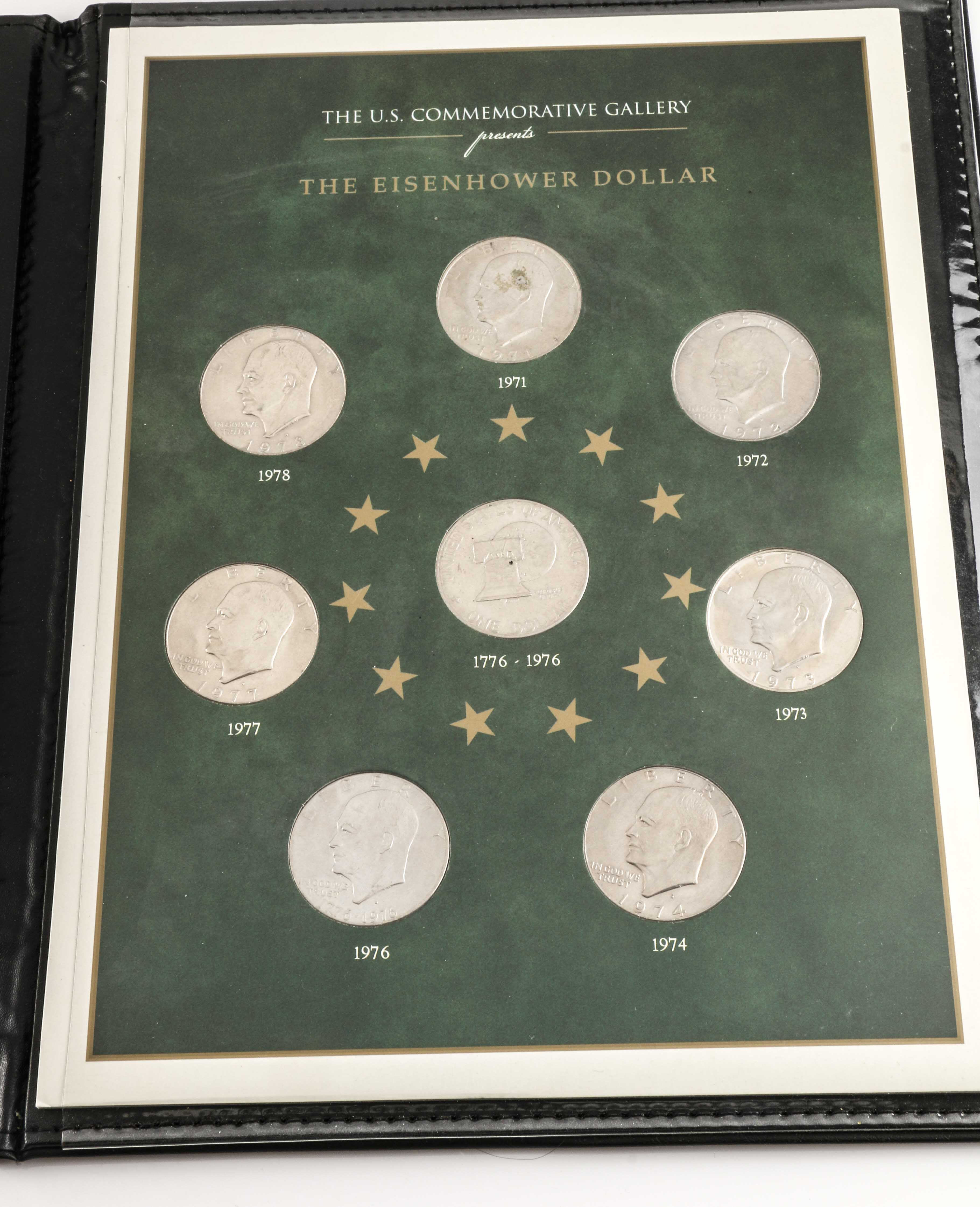 Two Sets of Eisenhower Dollars