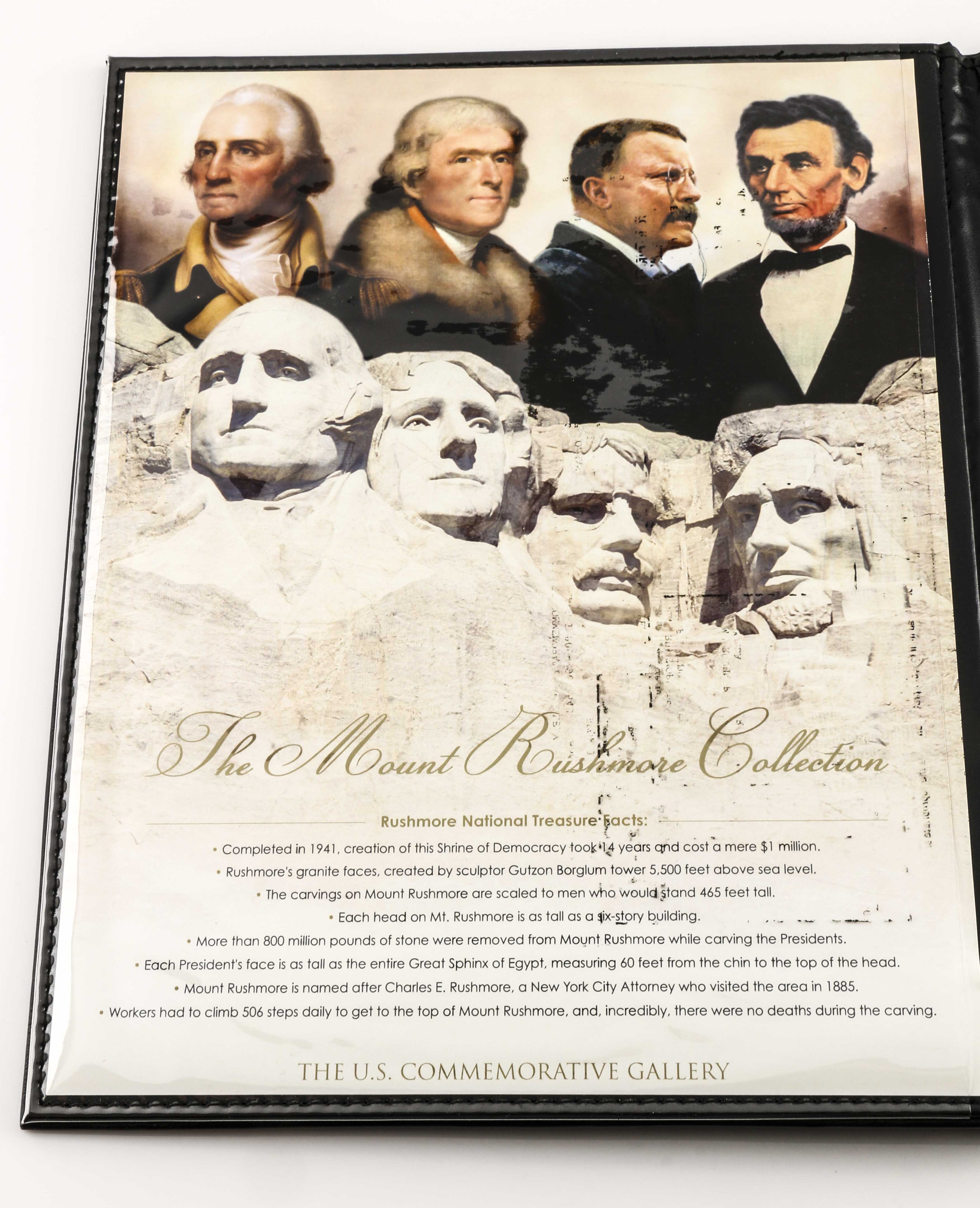 Mount Rushmore Uncut One-Dollar Bill Collection