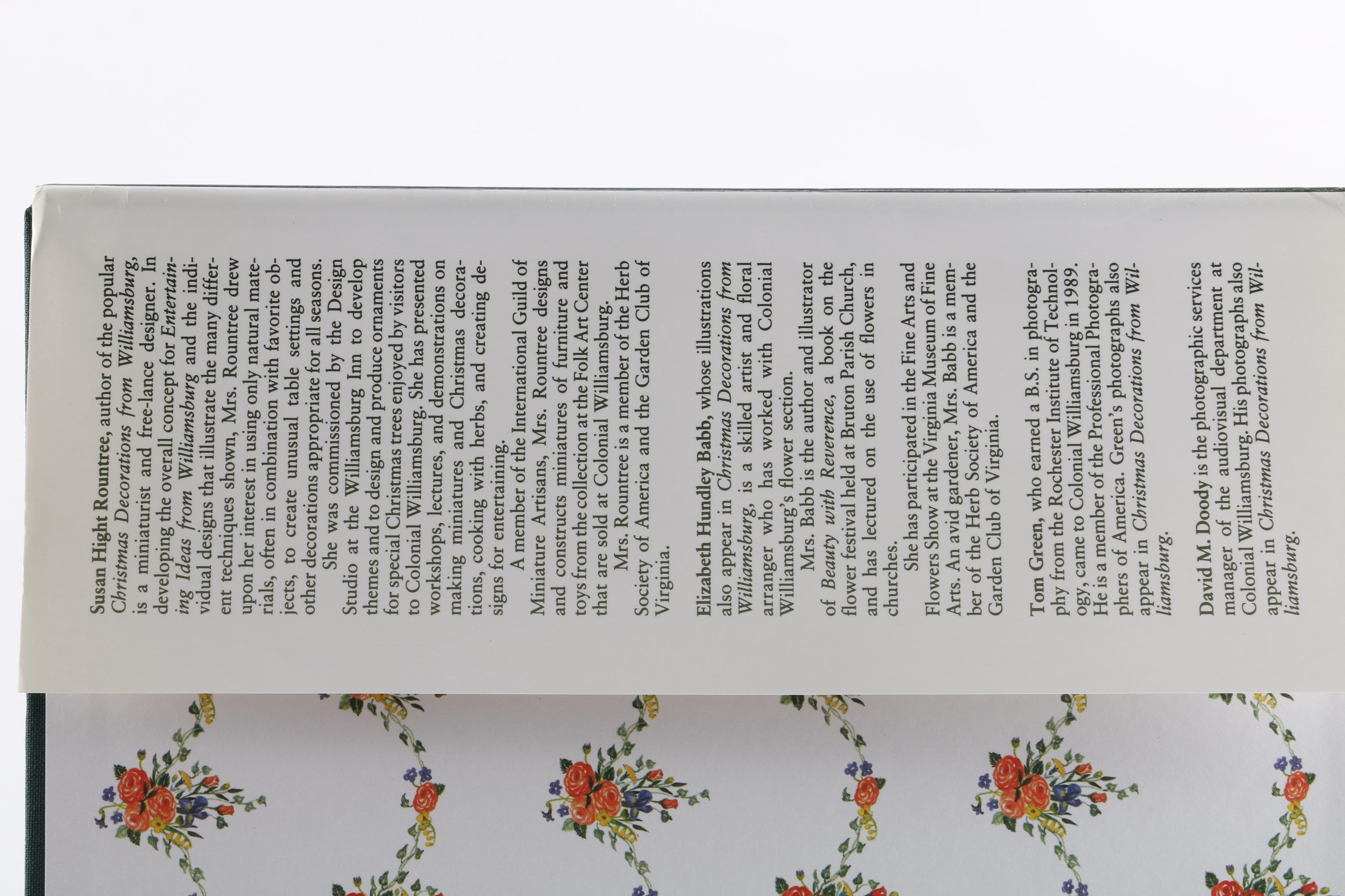 Colonial And Williamsburg Books