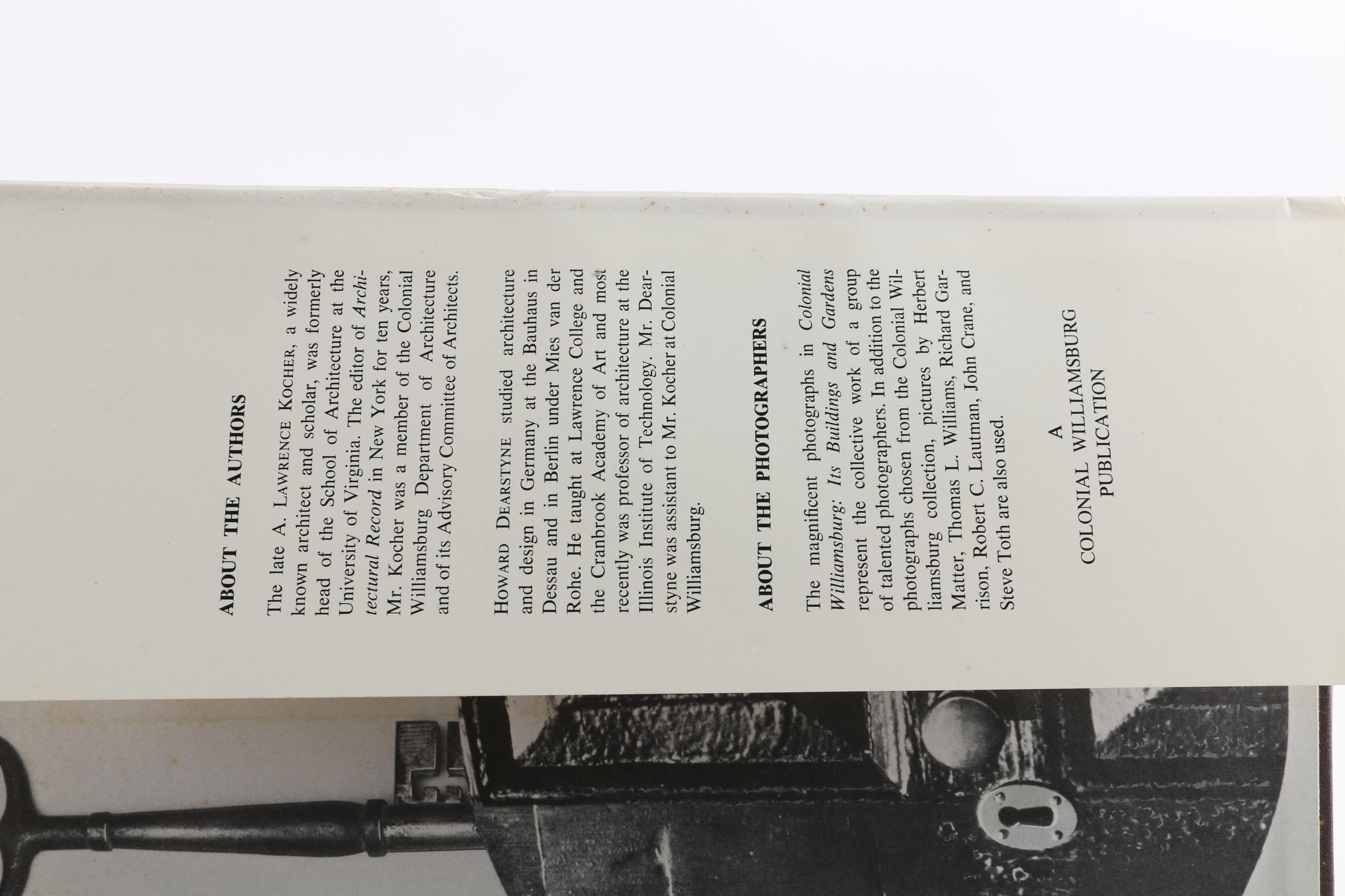 Colonial And Williamsburg Books