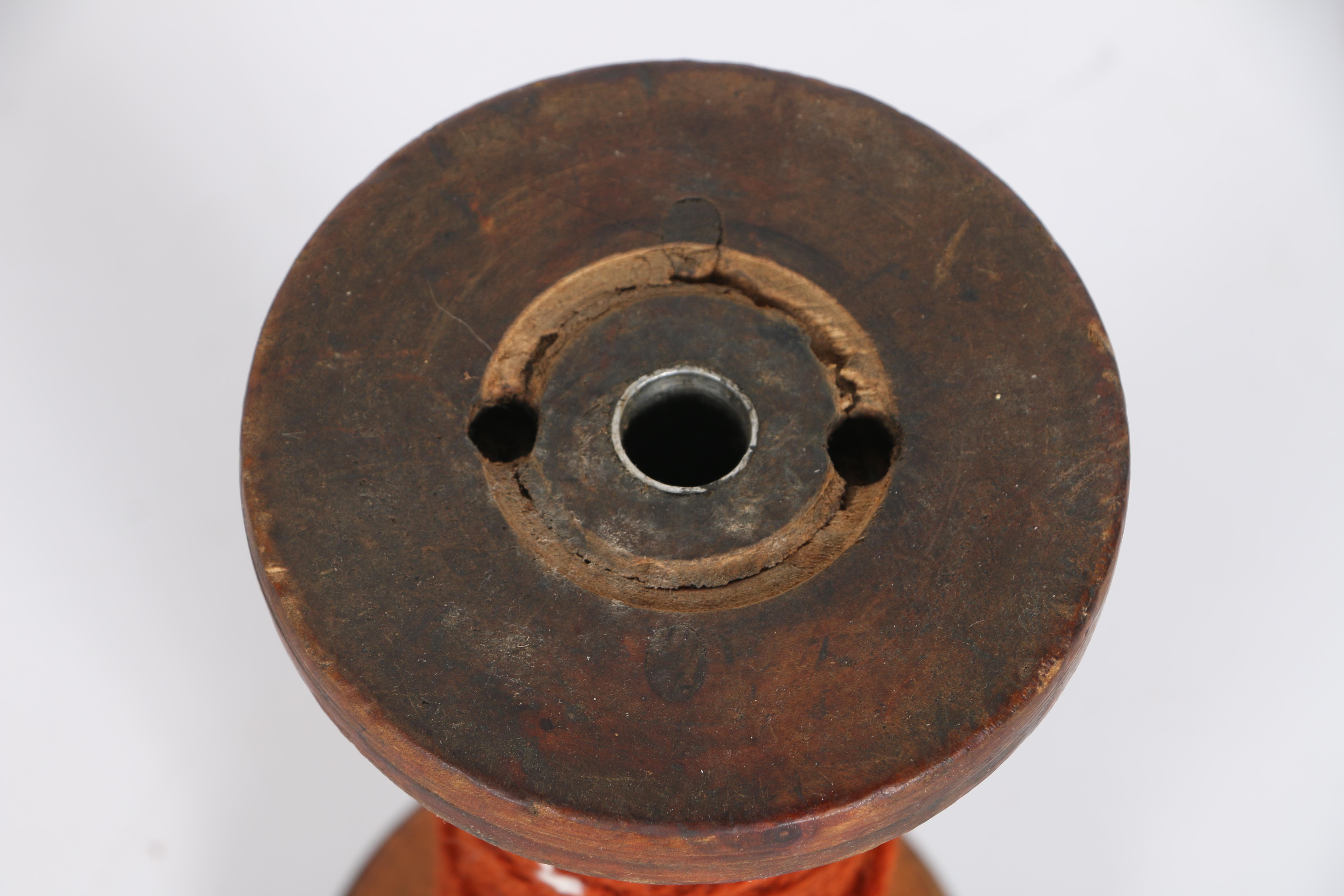 Large Vintage Wooden Spools