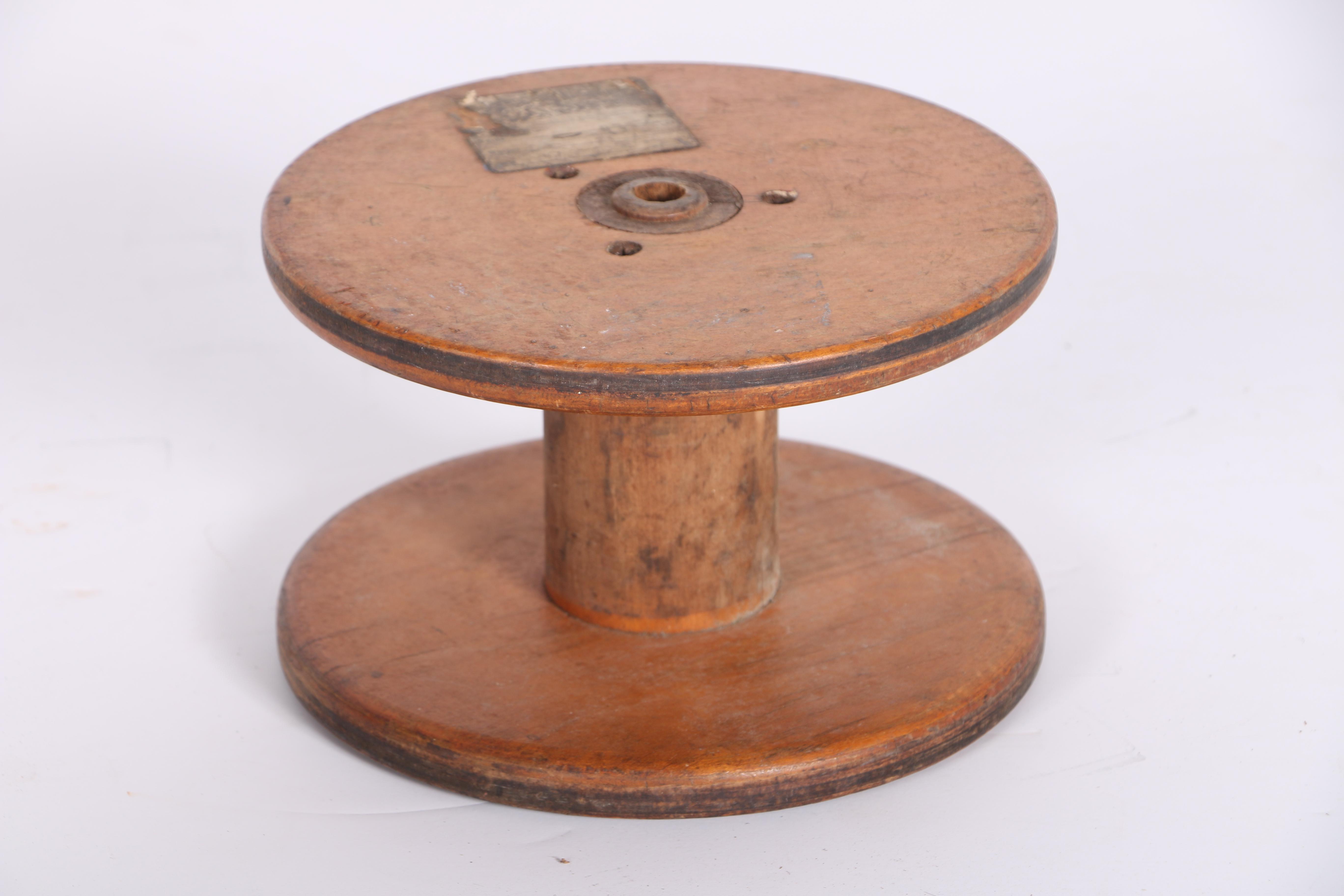 Large Vintage Wooden Spools