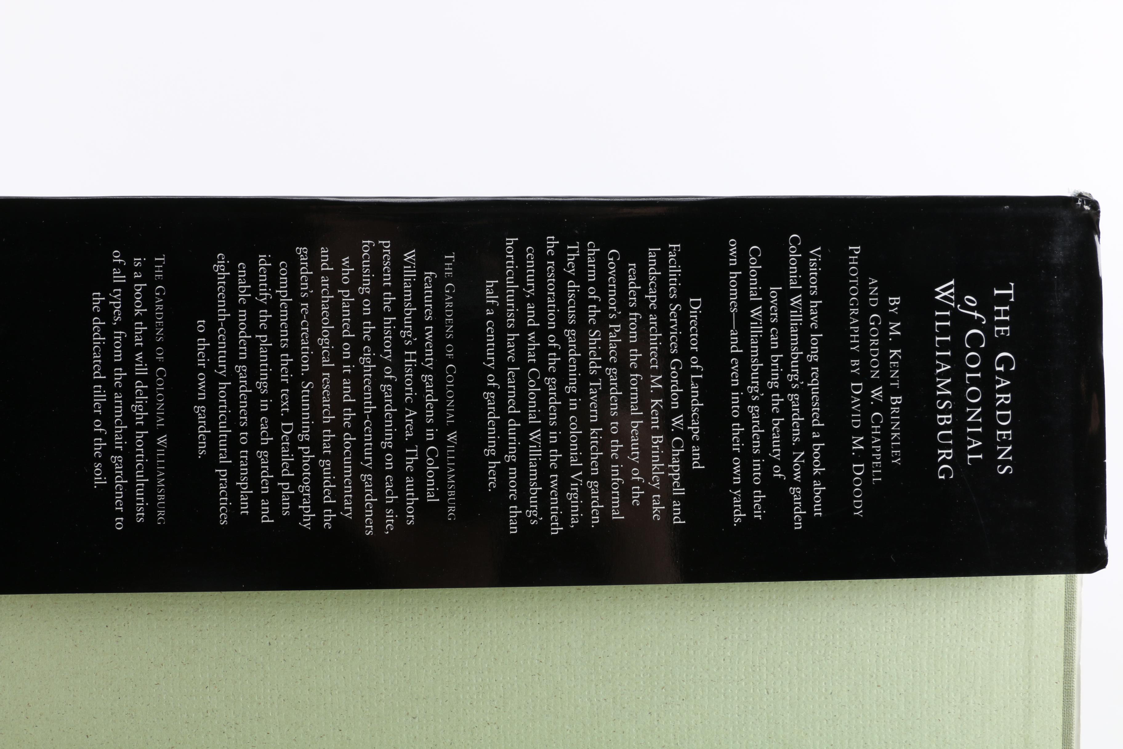 Colonial And Williamsburg Books