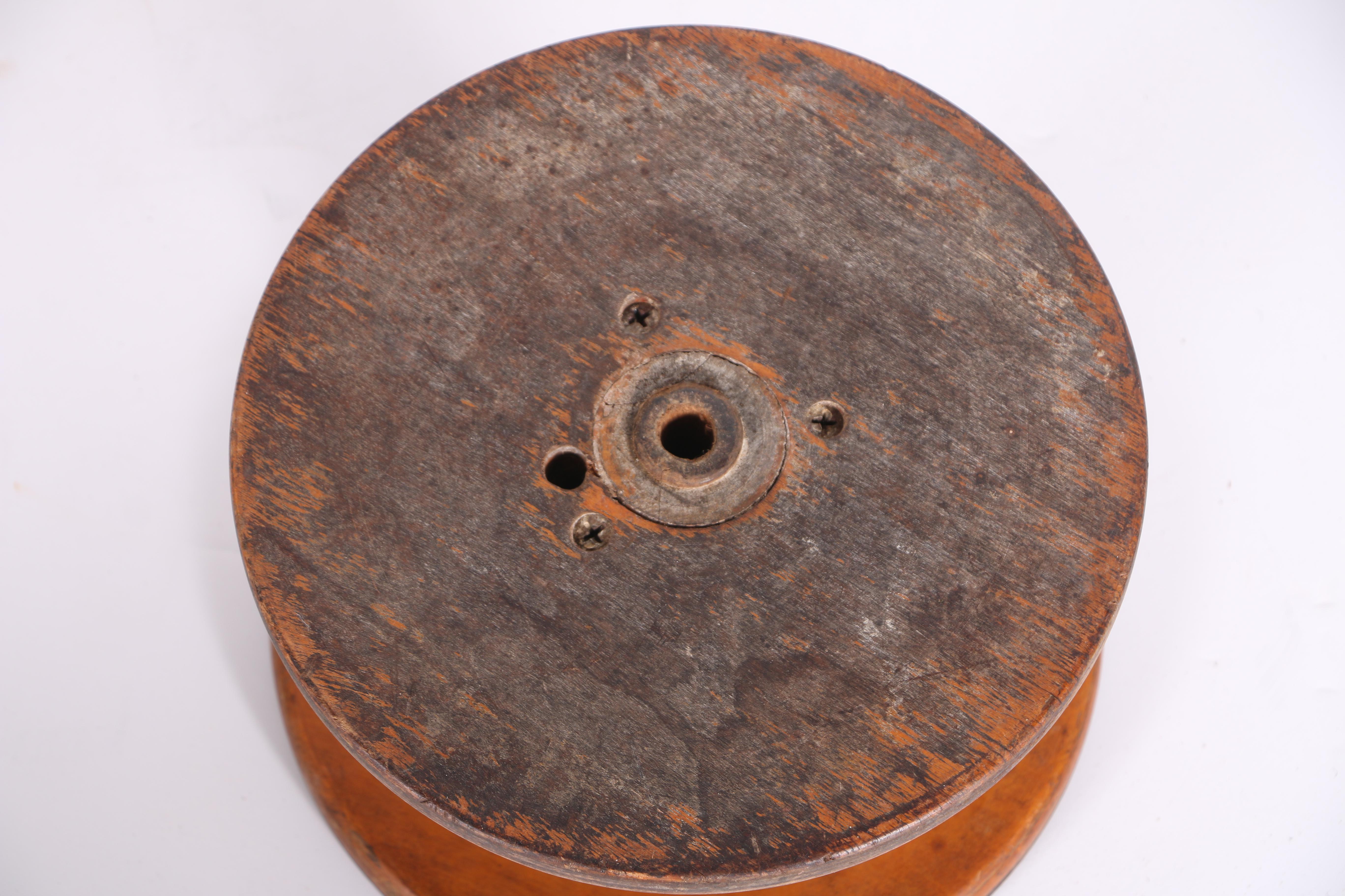 Large Vintage Wooden Spools