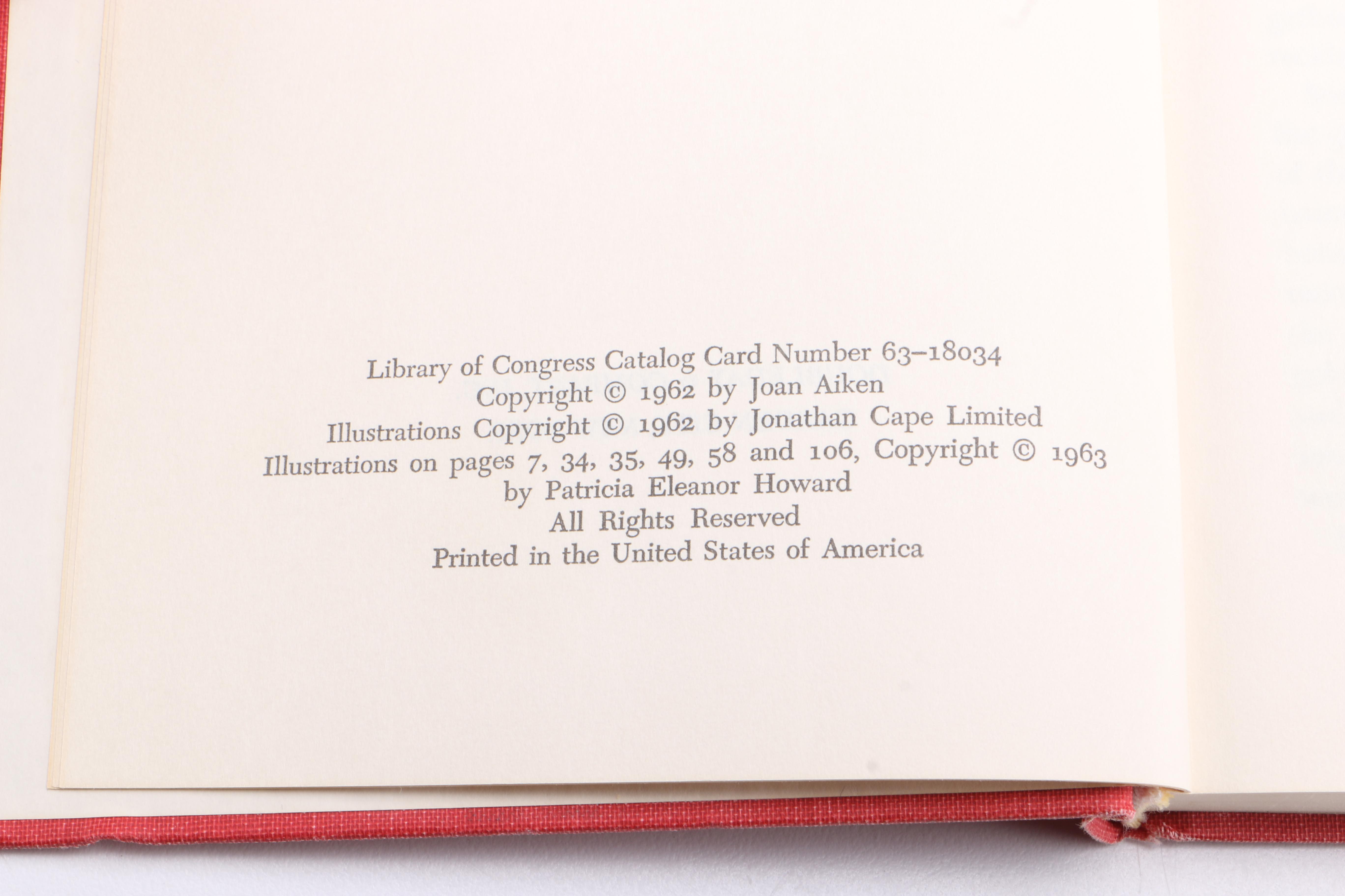 1960s US Edition "The Wolves of Willoughby Chase" by Joan Aiken