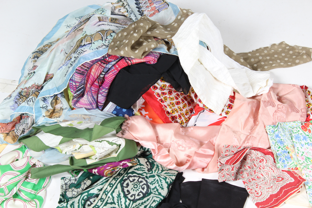 Collection of Women's Vintage Gloves and Scarves