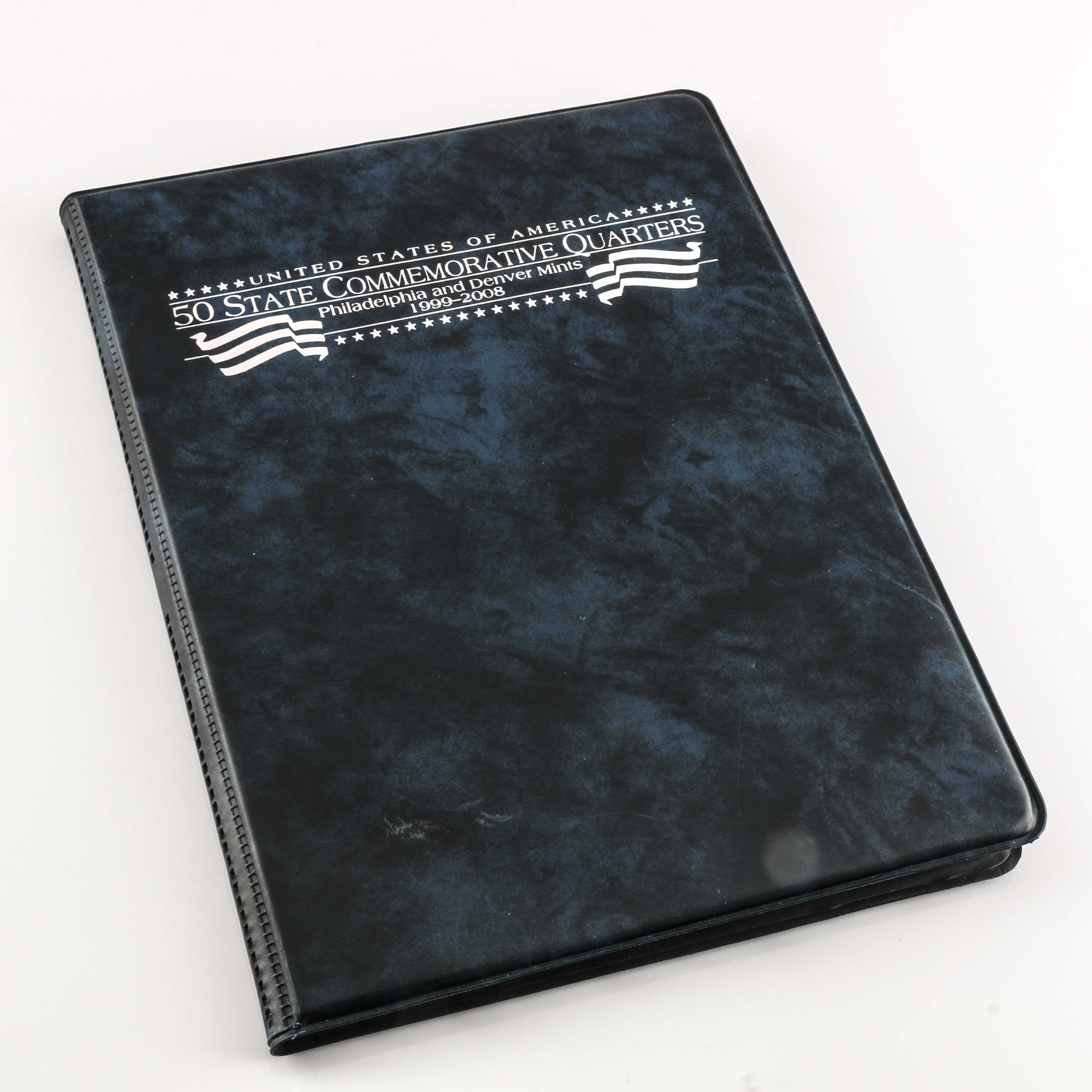 Binder of 100 U.S. Statehood Quarters
