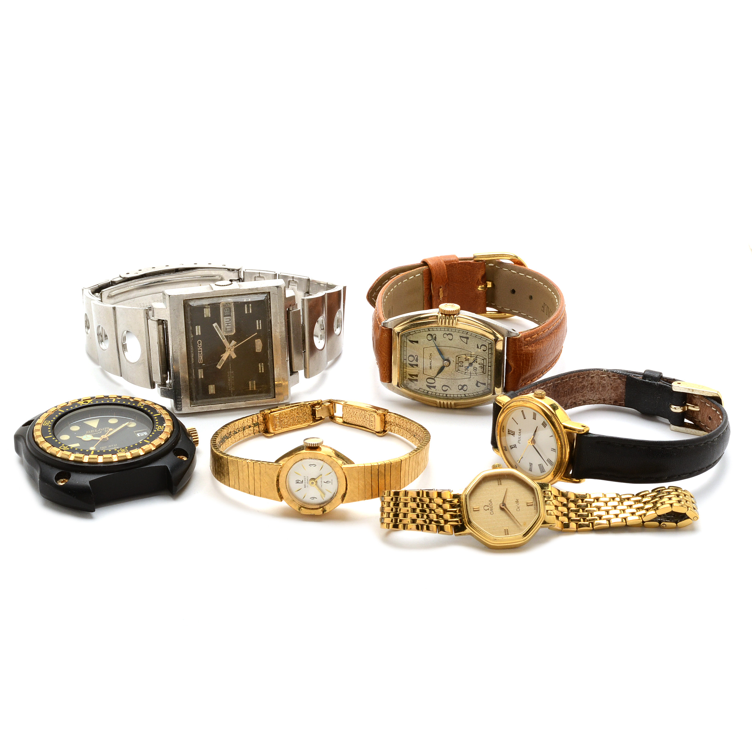 Omega, Brichot, Hamilton and Other Watches