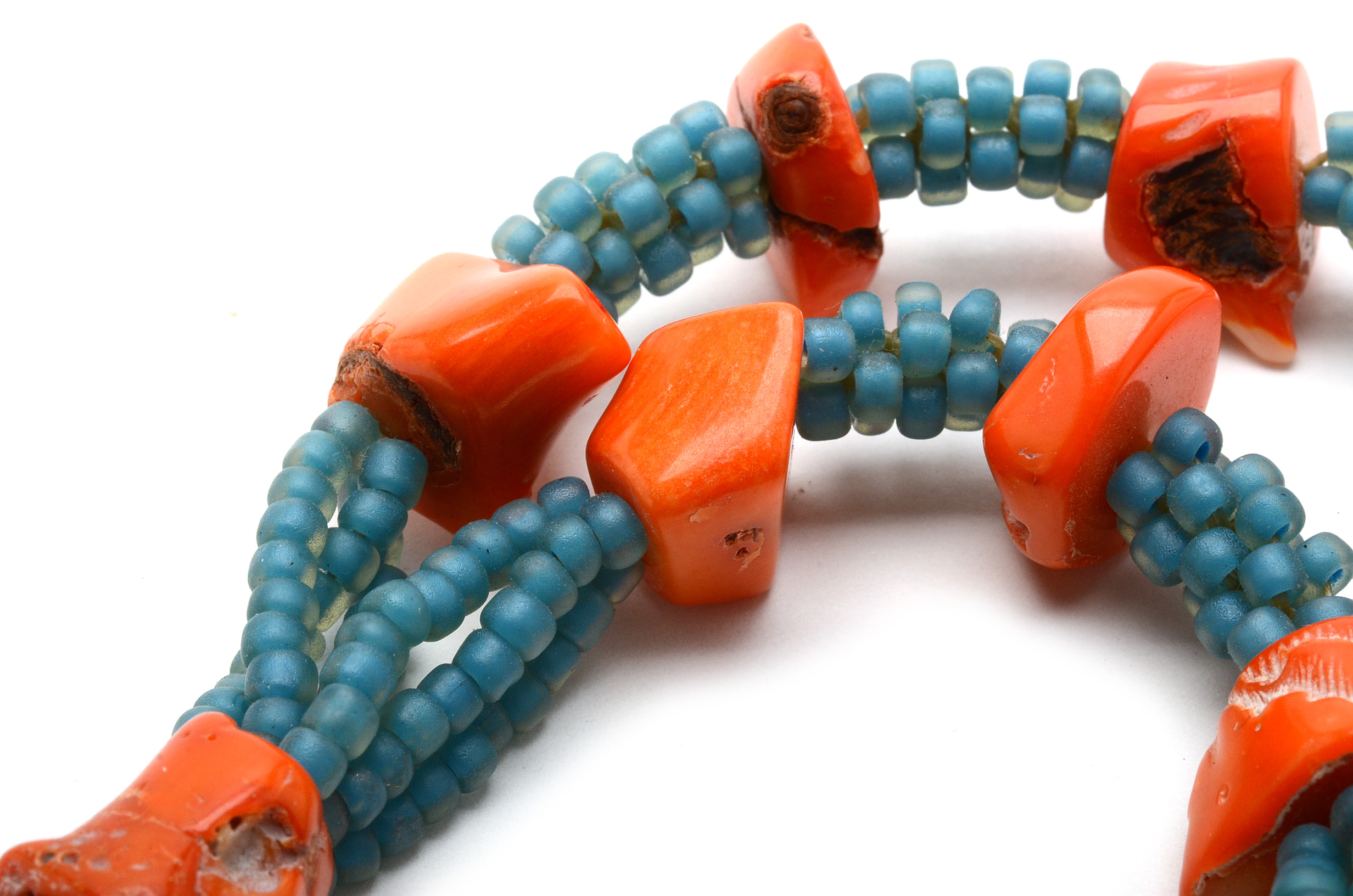 Debra Reisenbeck Handcrafted Beaded Necklaces with Glass Pendants