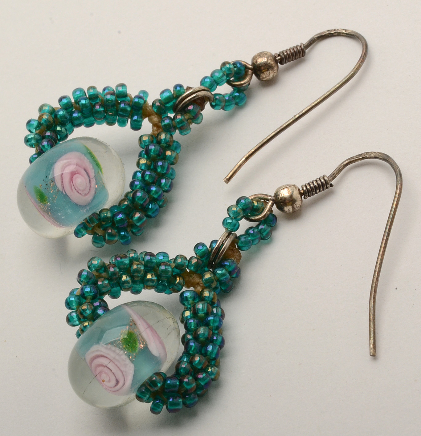 Debra Reisenbeck Handcrafted Beaded Necklaces with Glass Pendants