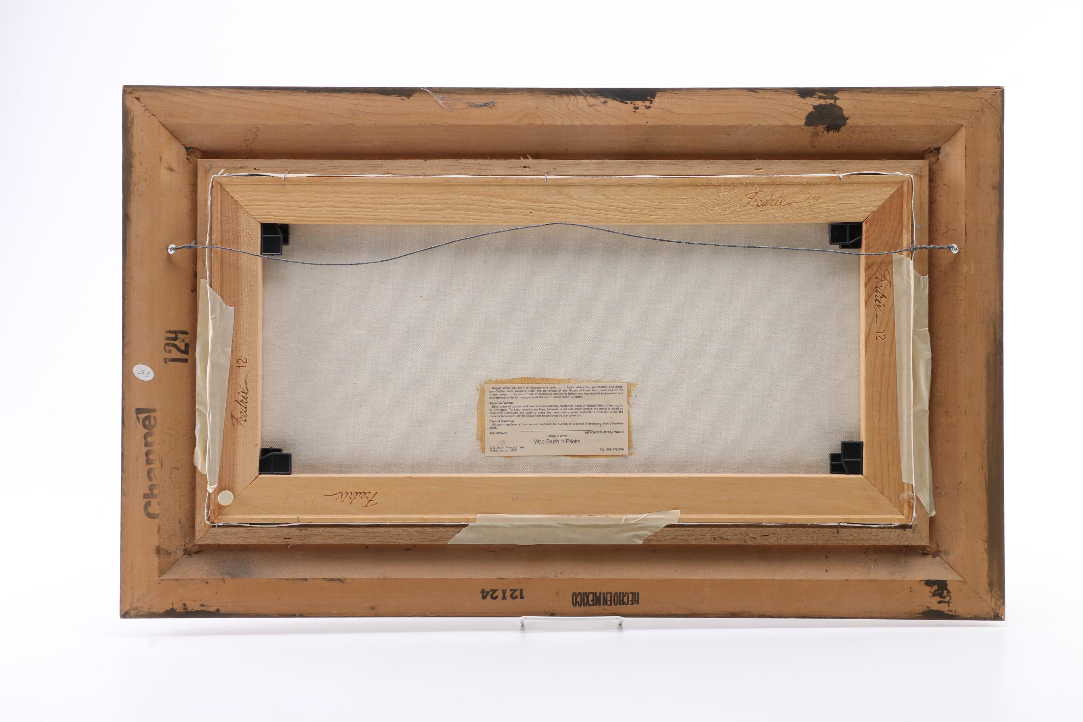 Maggie Winn Oil Painting on Canvas Landscape of a Lake