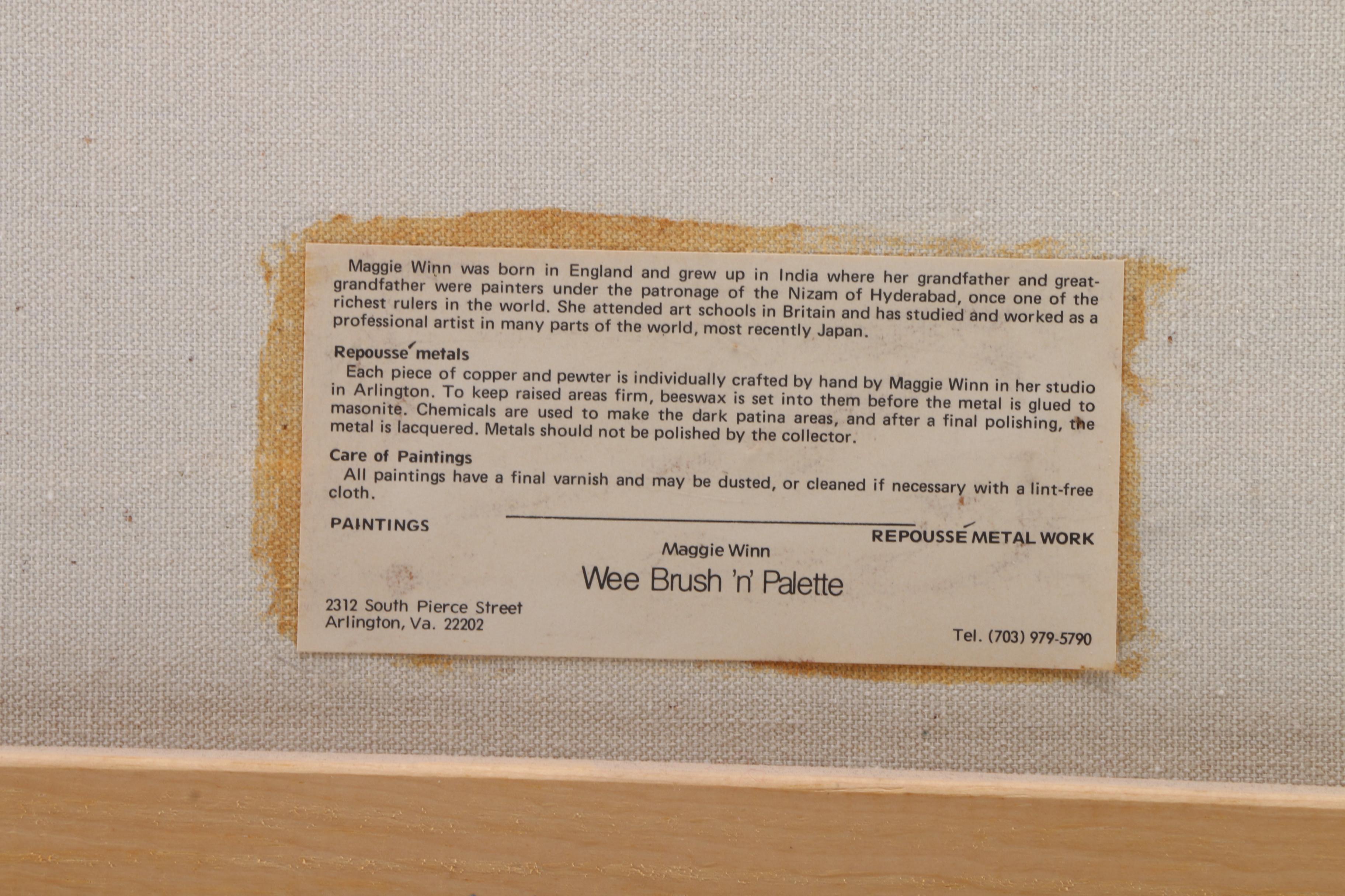 Maggie Winn Oil Painting on Canvas Landscape of a Lake