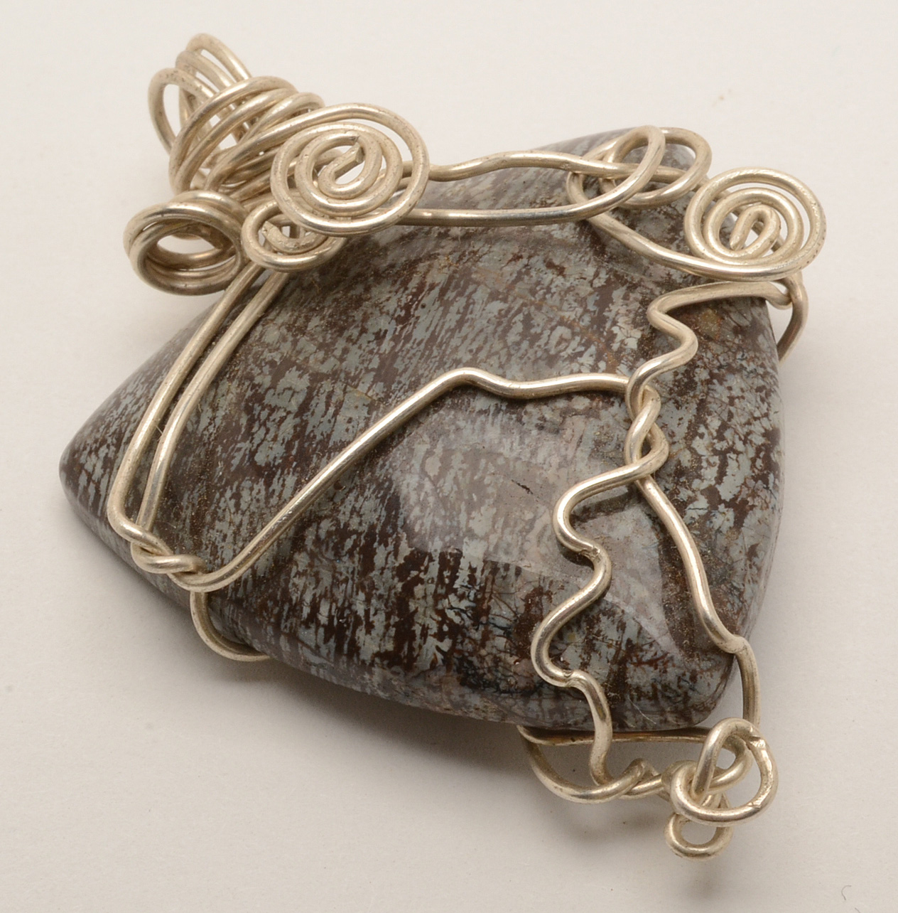 Artisan Made Wire Wrapped Stone Pendants