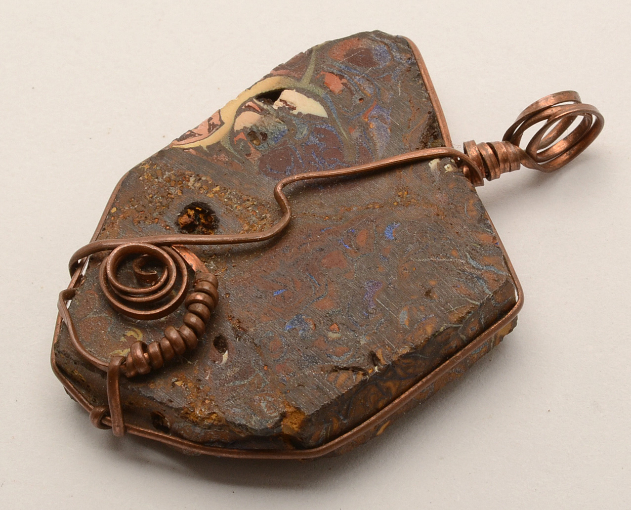 Artisan Made Wire Wrapped Stone Pendants