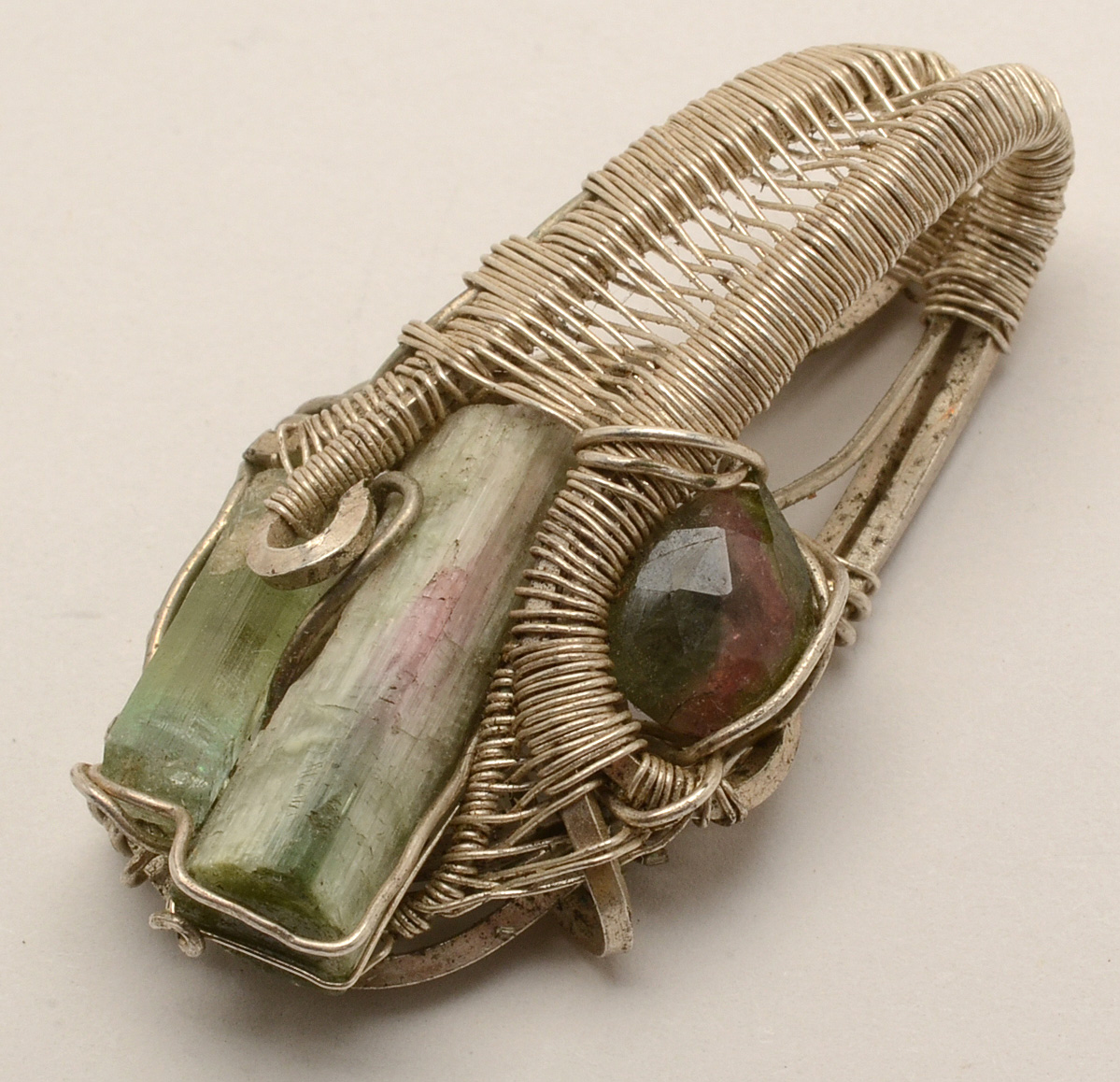 Artisan Made Wire Wrapped Stone Pendants