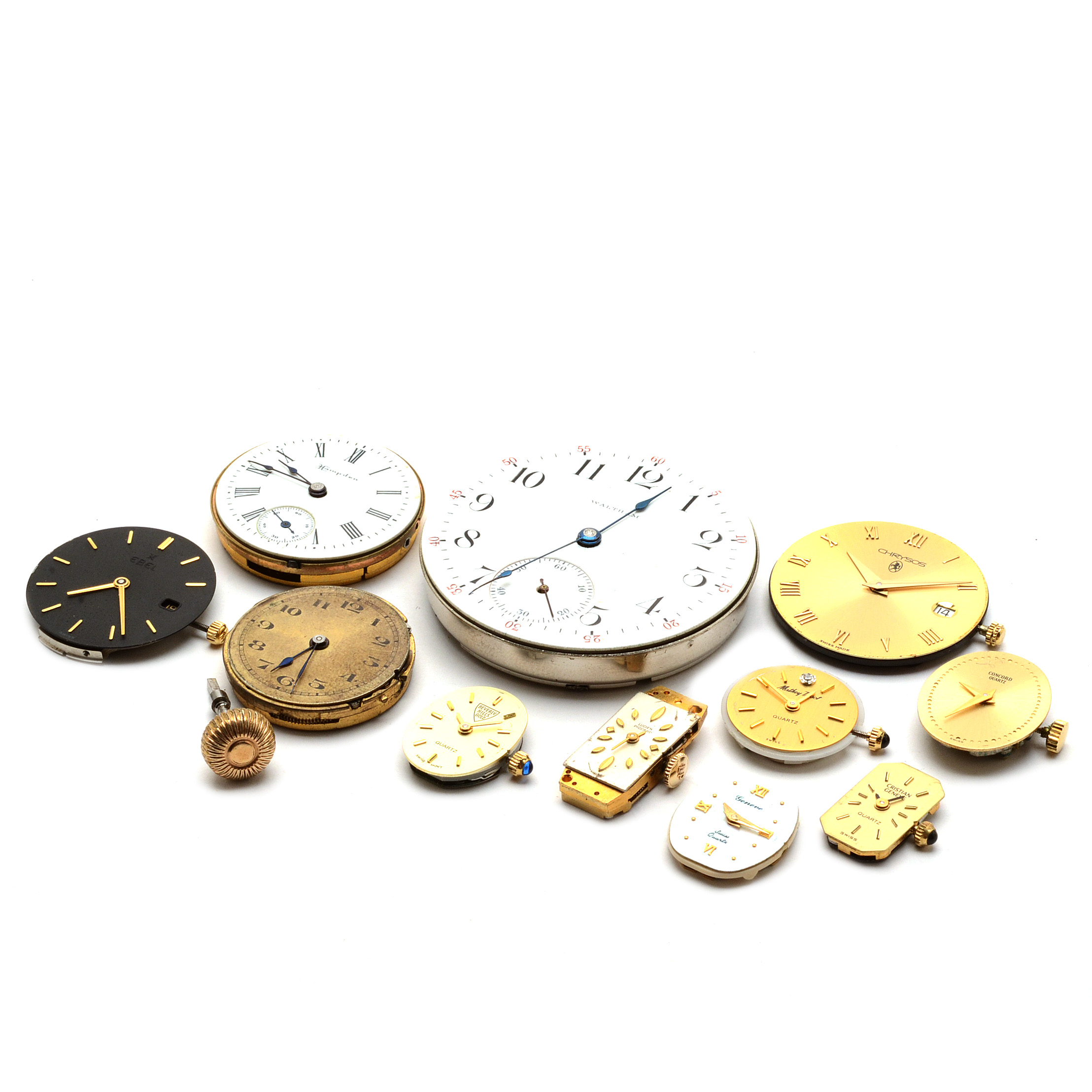 Eleven Loose Pocket Watch and Watch Movements
