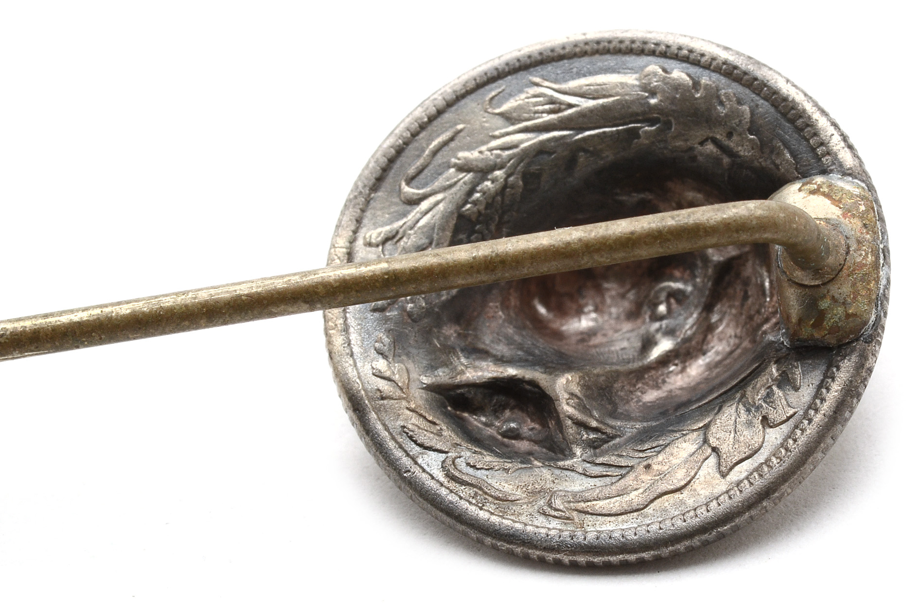 Modified Silver Barber Dime "Lady Liberty" Stick Pin