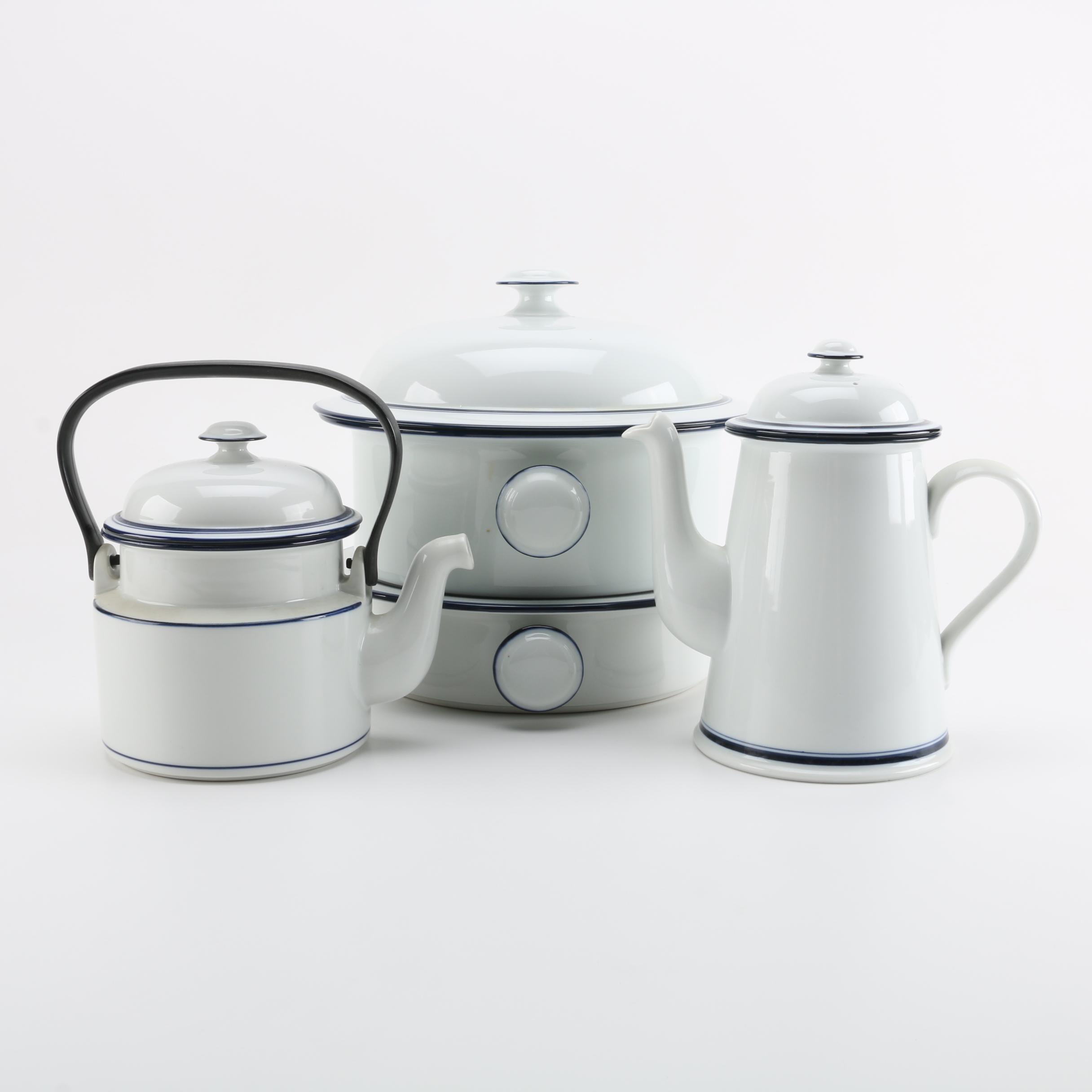 Dansk Bistro "Christianshavn Blue" Servingware