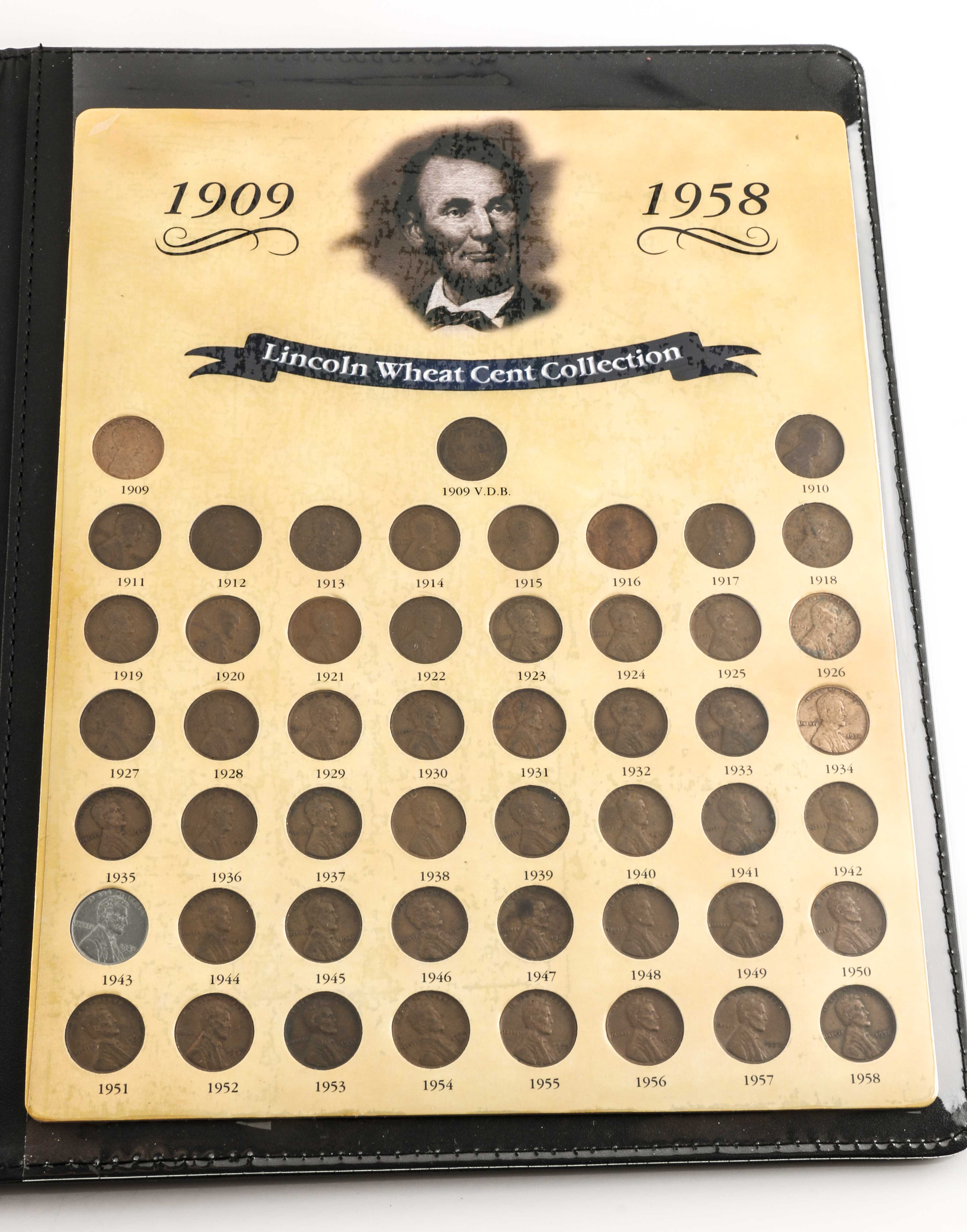 Binder of Lincoln Wheat Cents 1909-1958