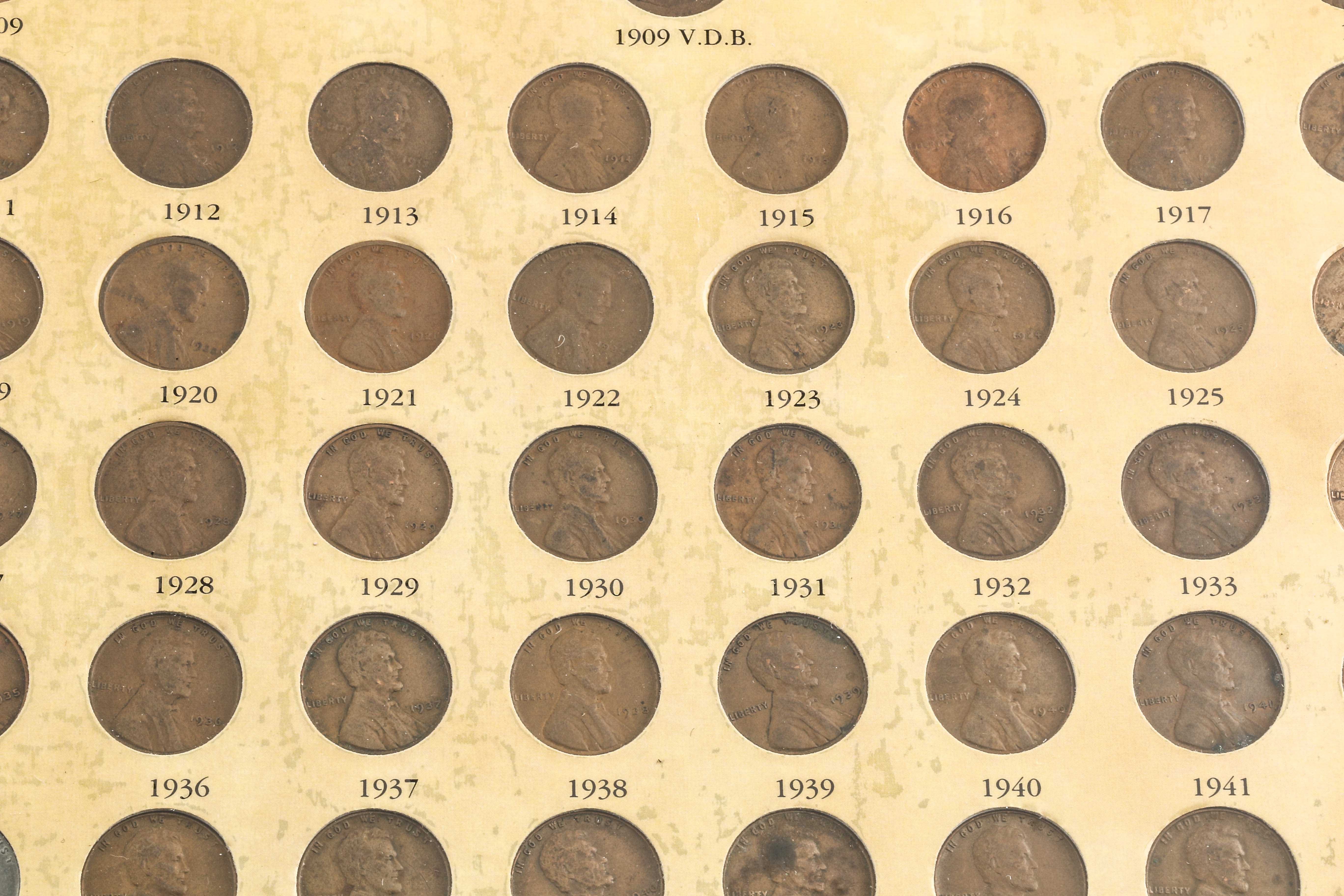Binder of Lincoln Wheat Cents 1909-1958