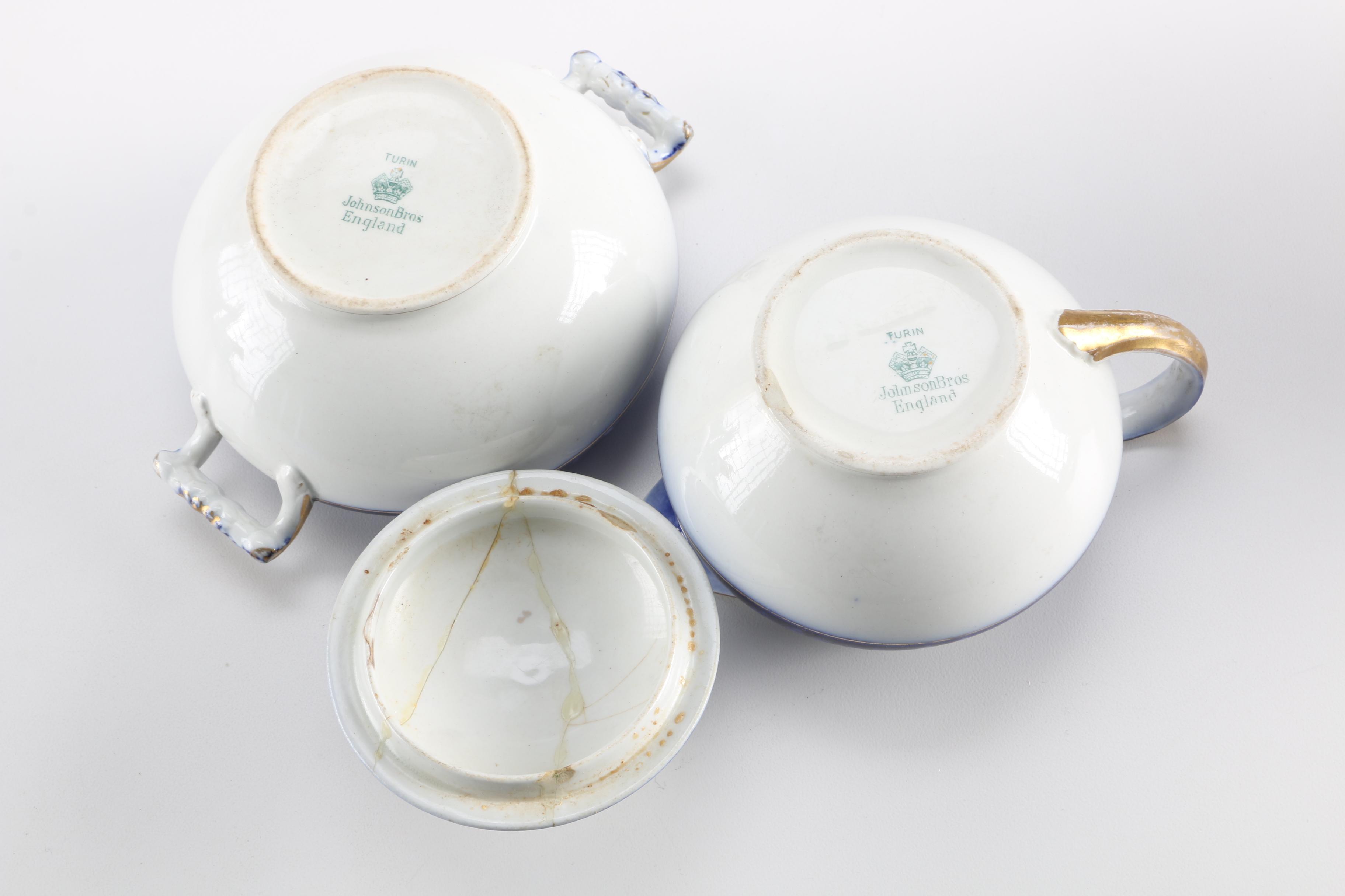 Transferware Tableware Including Johnson Bros.