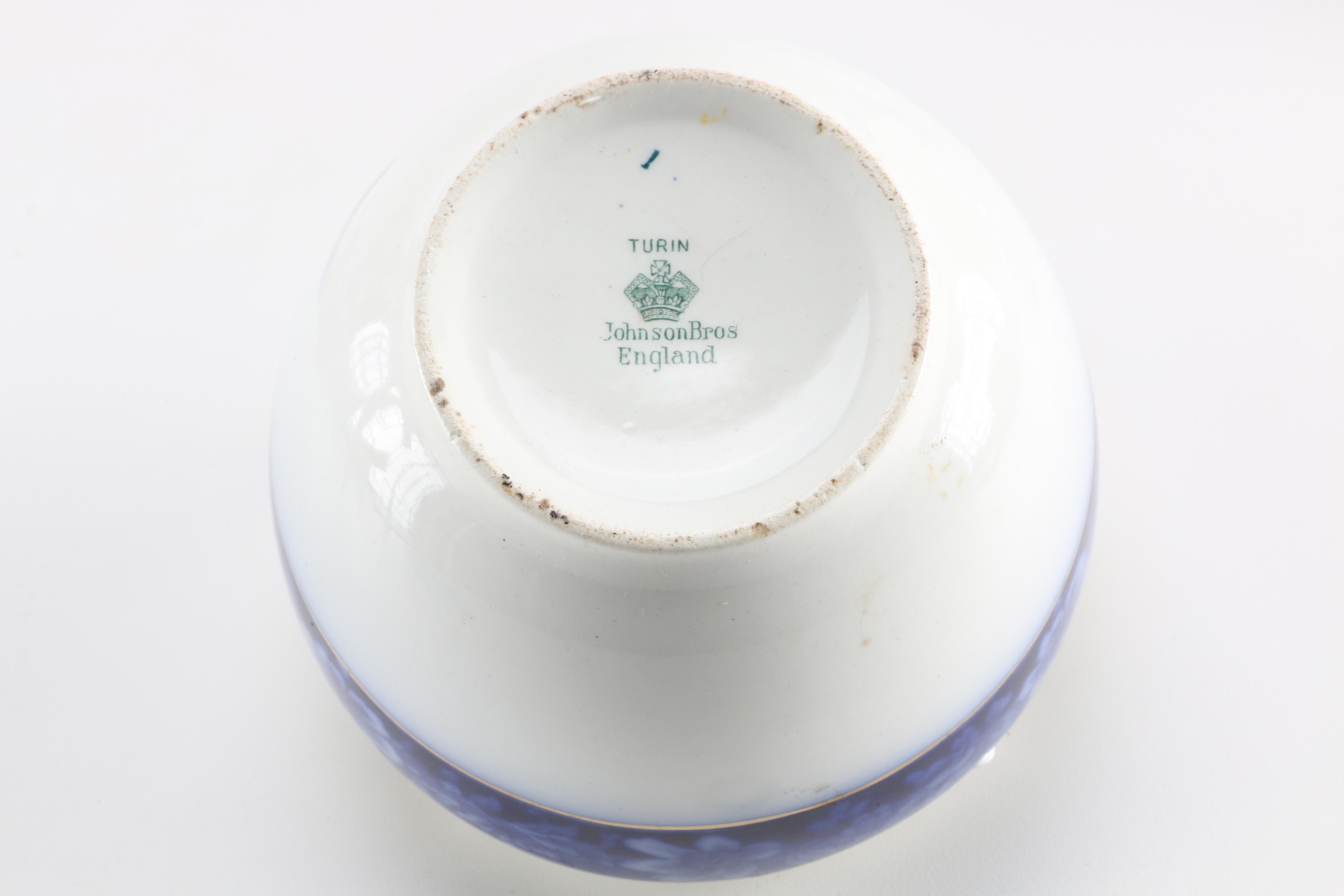 Transferware Tableware Including Johnson Bros.