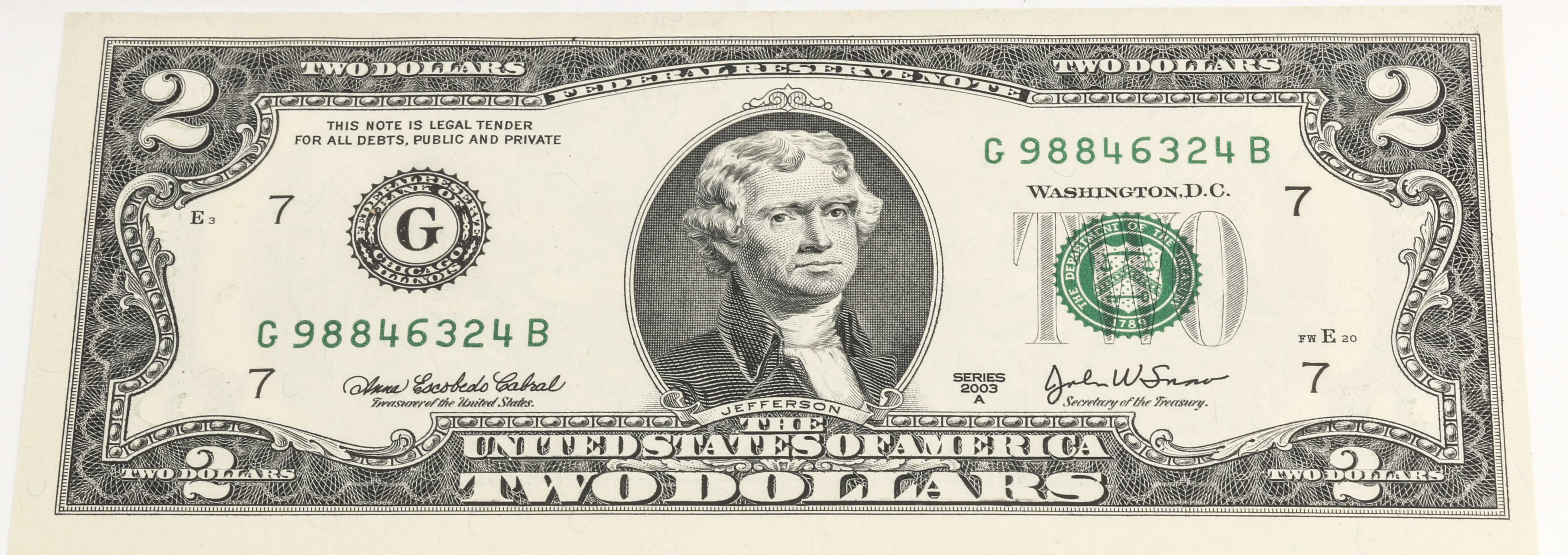 Three U.S. Currency Sets