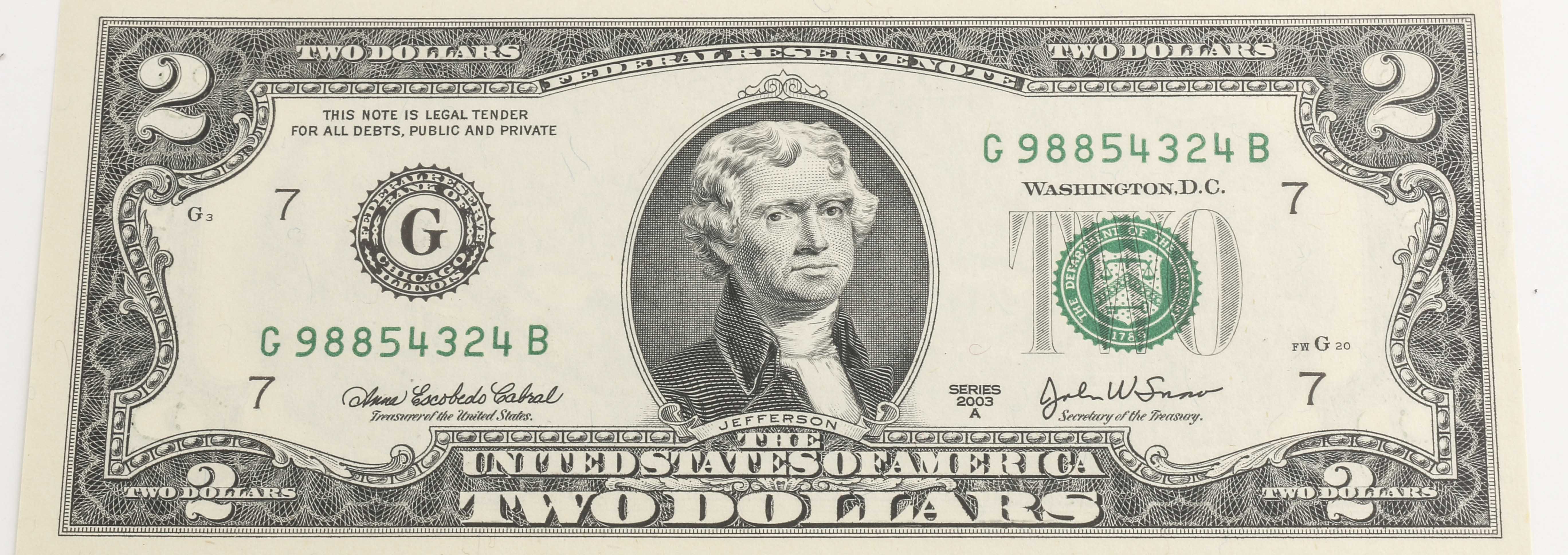 Three U.S. Currency Sets