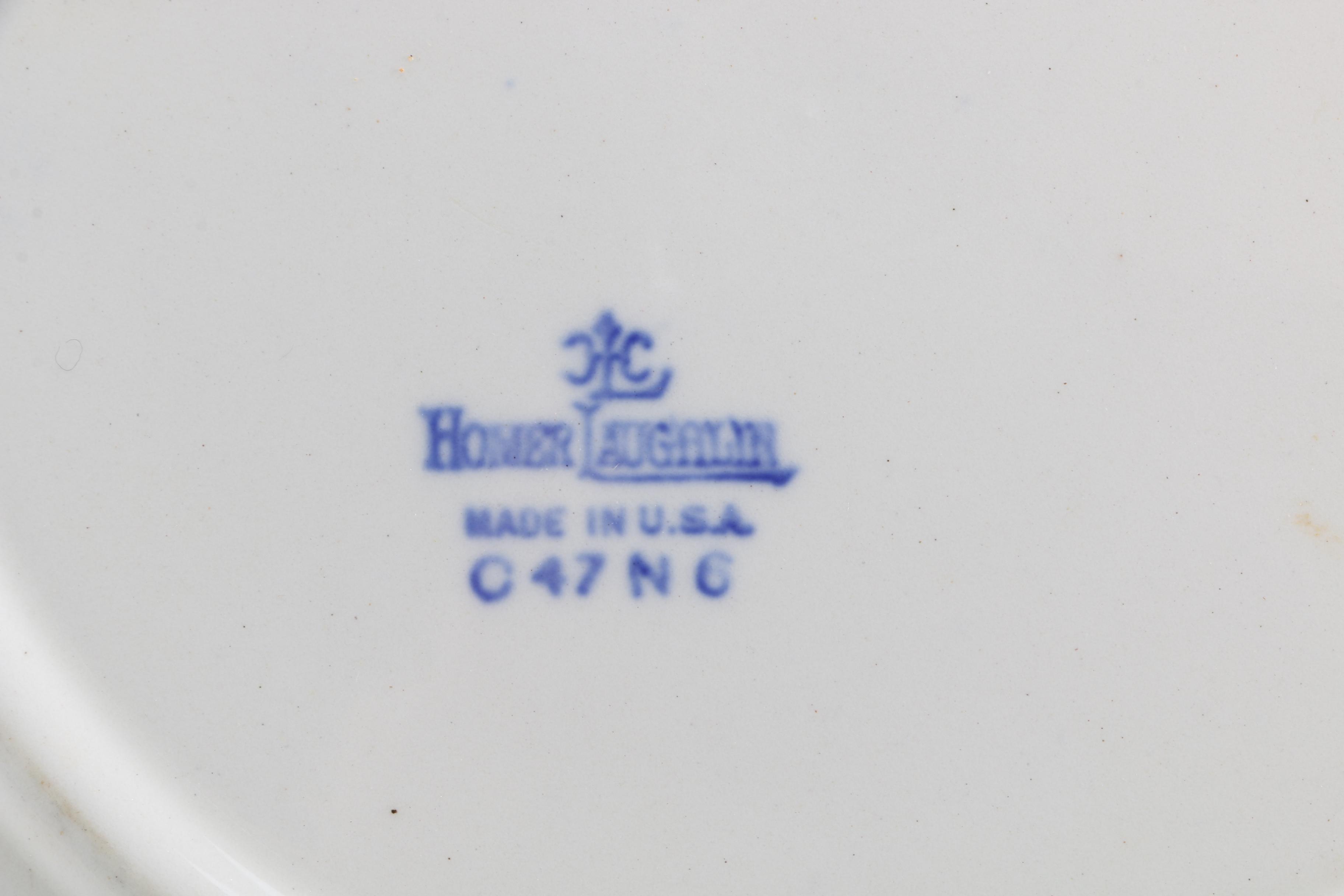 Transferware Tableware Including Johnson Bros.