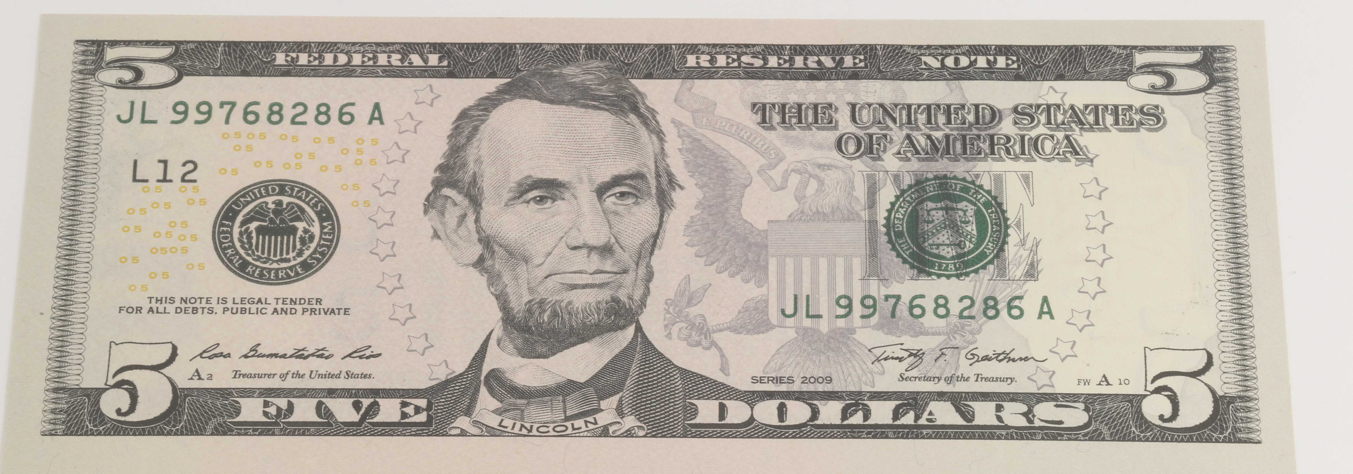 Three U.S. Currency Sets