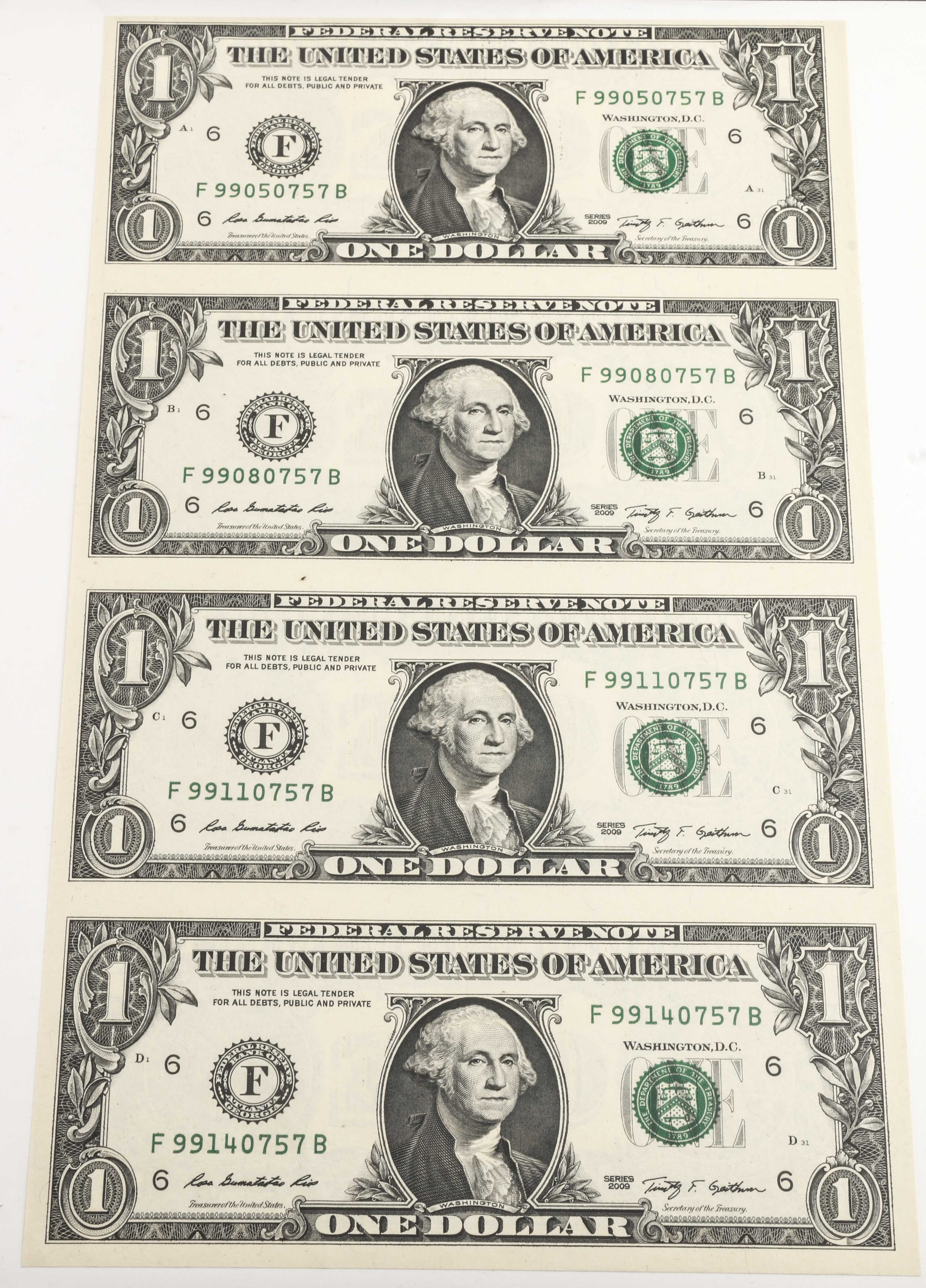 Three U.S. Currency Sets