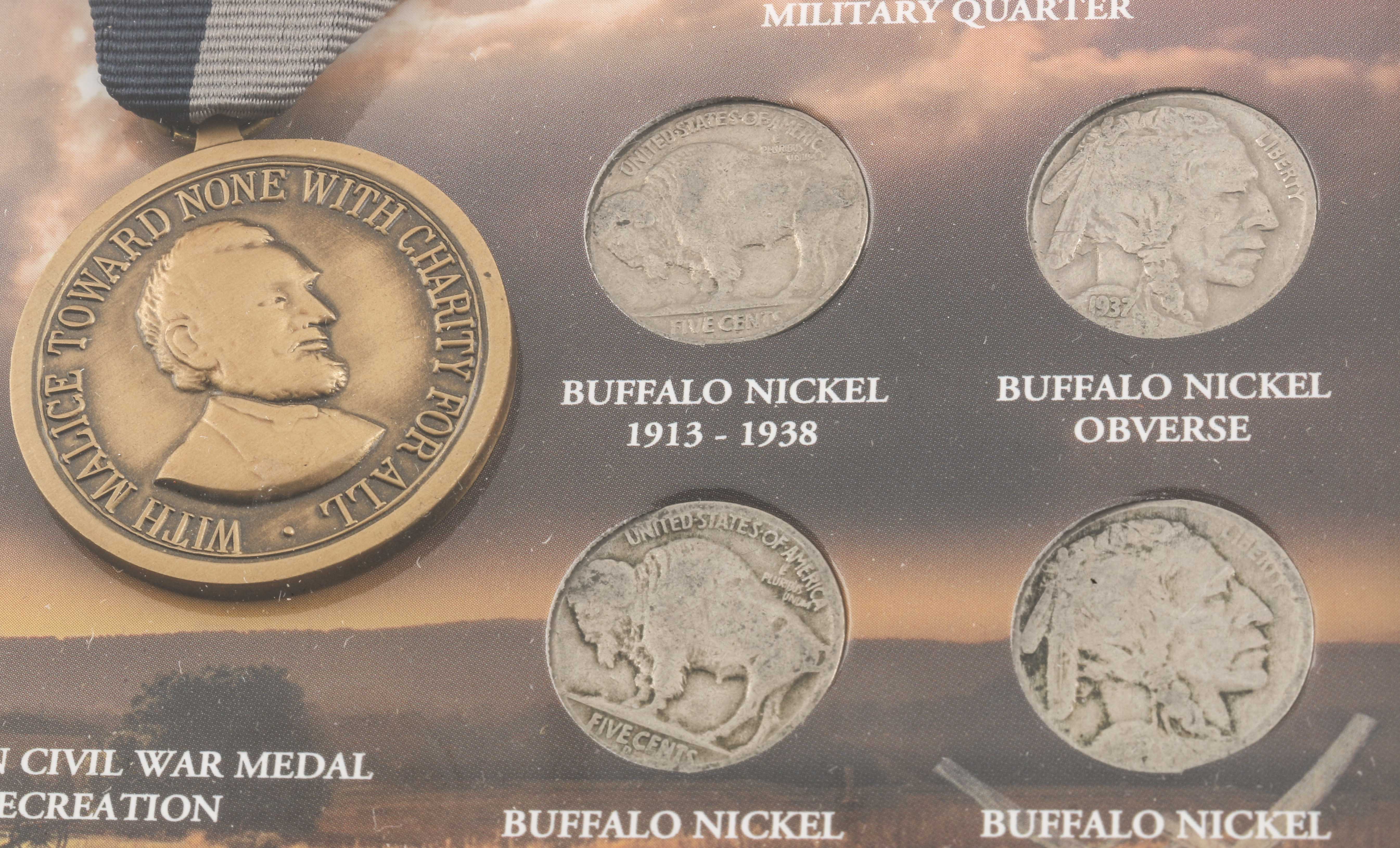 Civil War 150 Year Anniversary Coin and Stamp Set