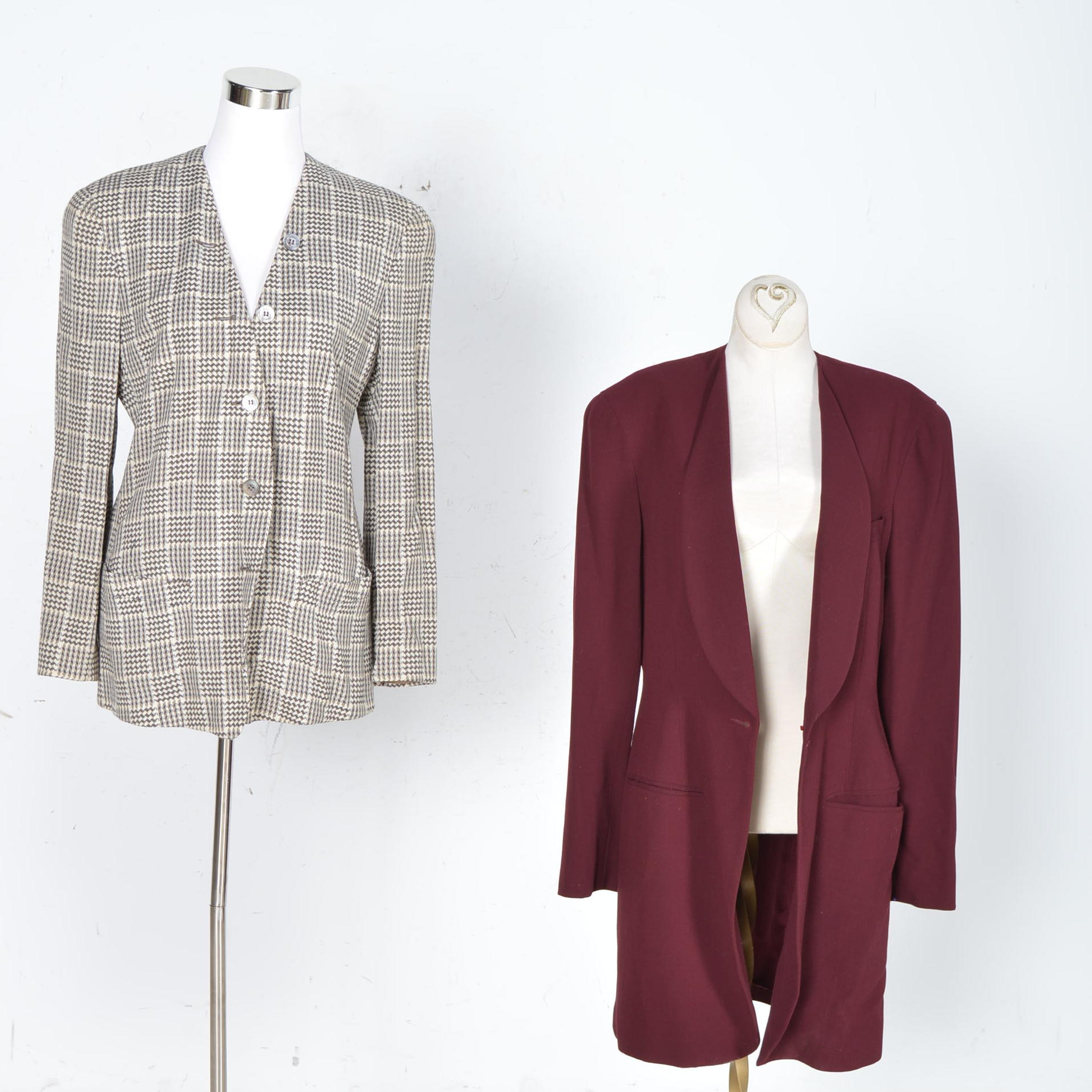 Salvatore Ferragamo and Donna Karan Jackets