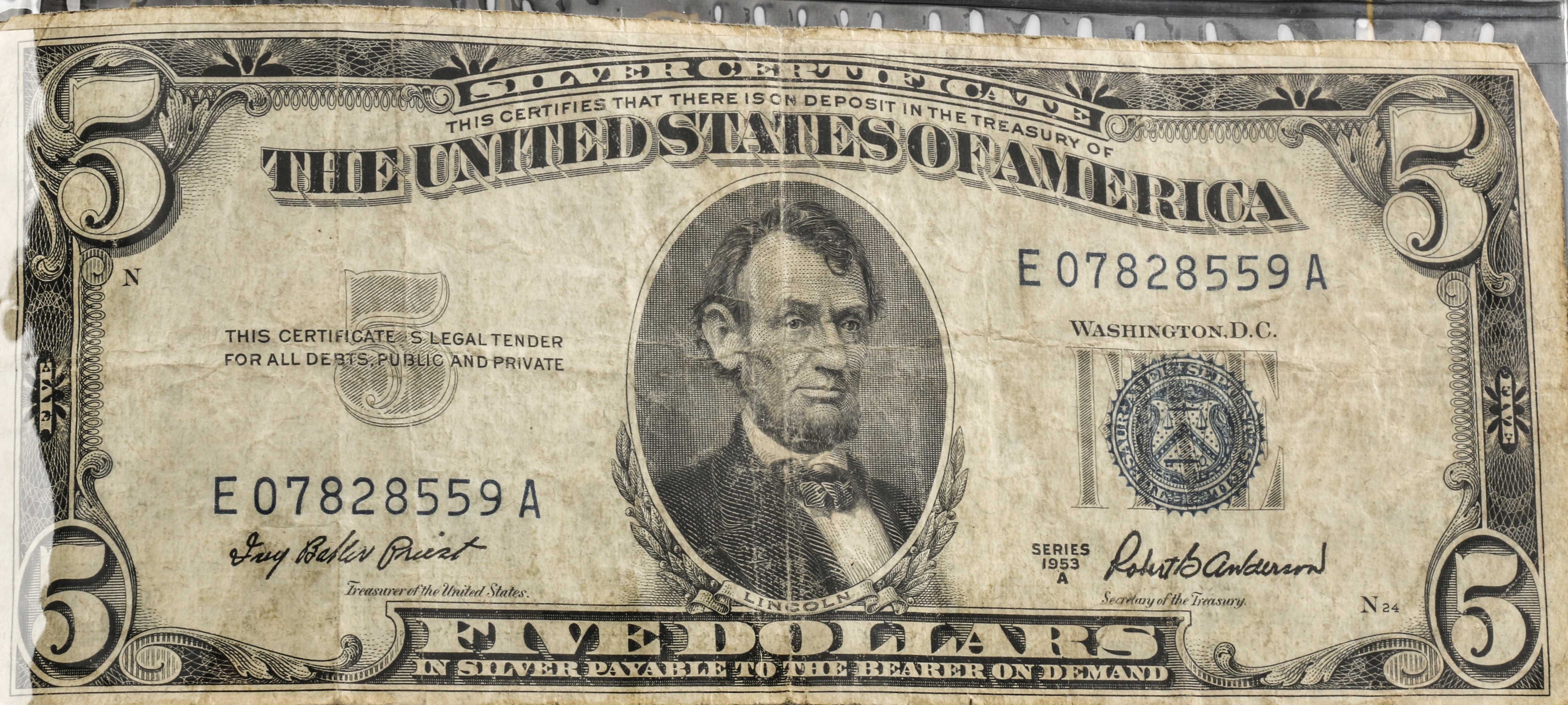 Four Sets of U.S. Currency