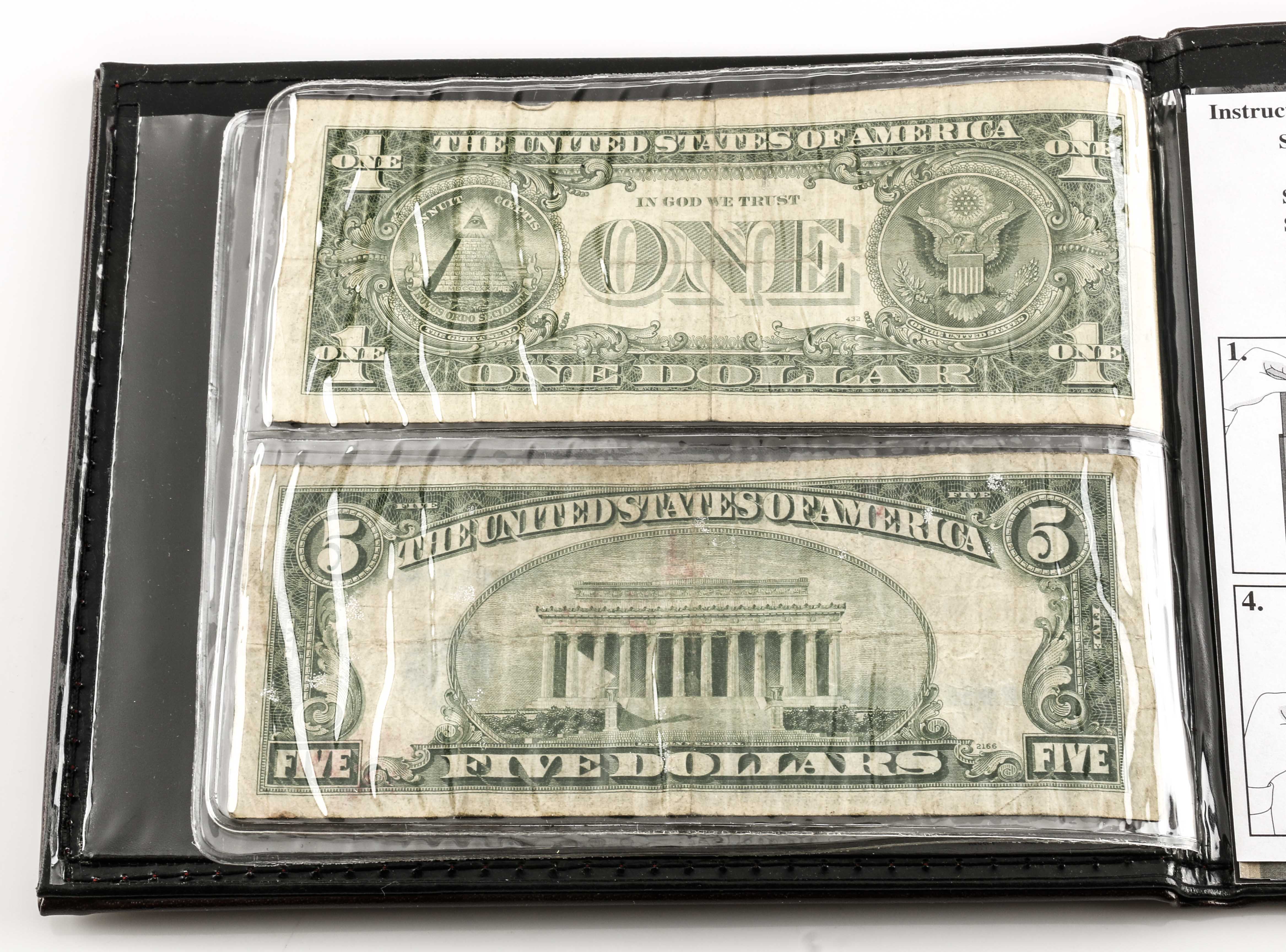Four Sets of U.S. Currency