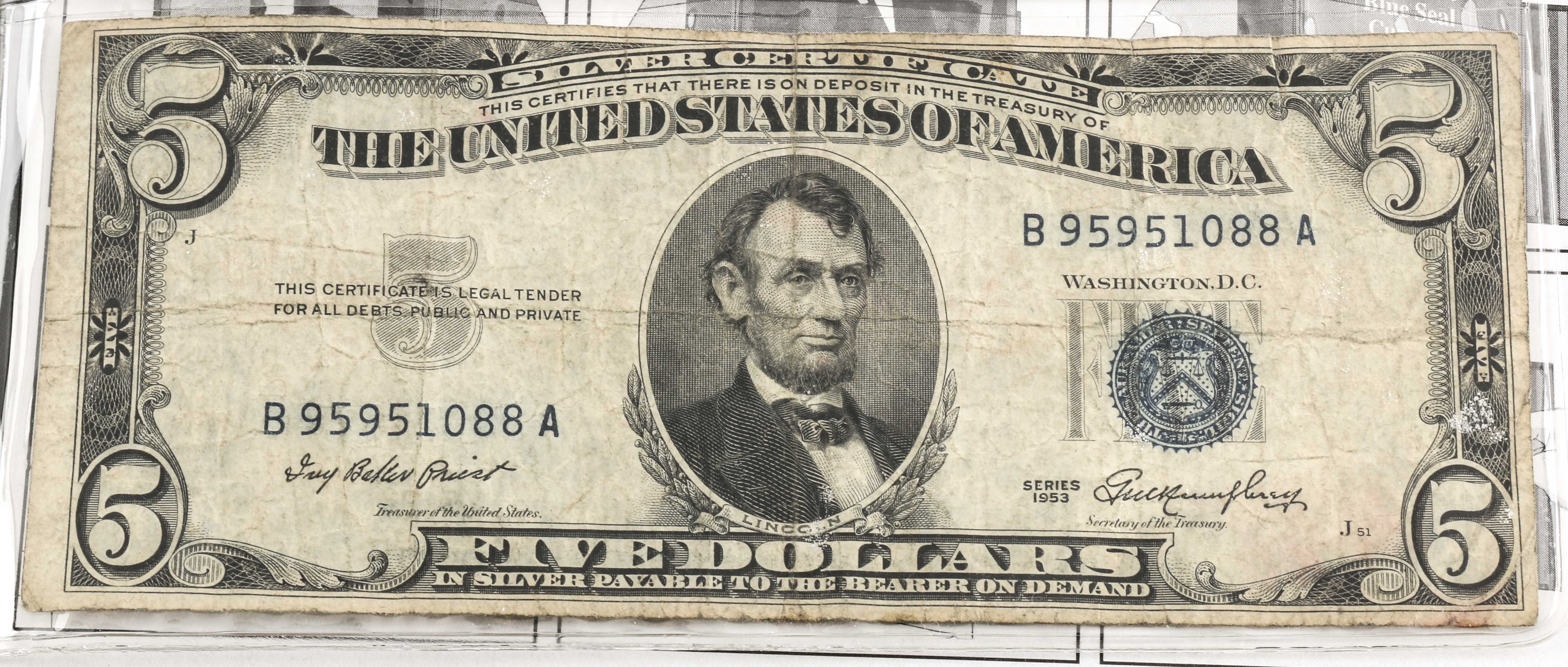 Four Sets of U.S. Currency