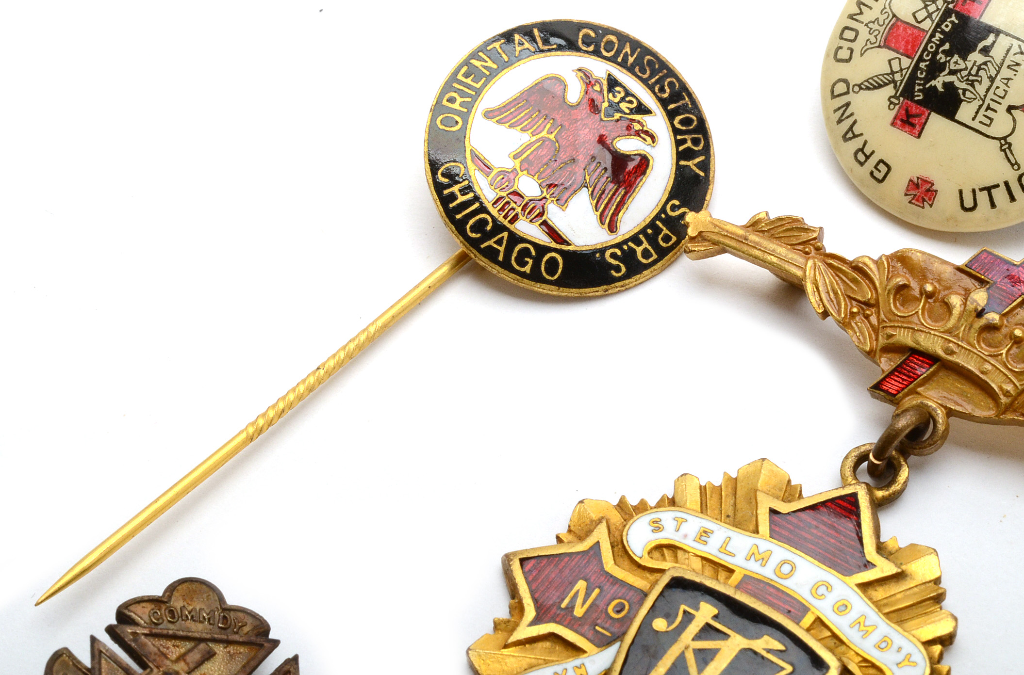 Masonic Badges and Stick Pins