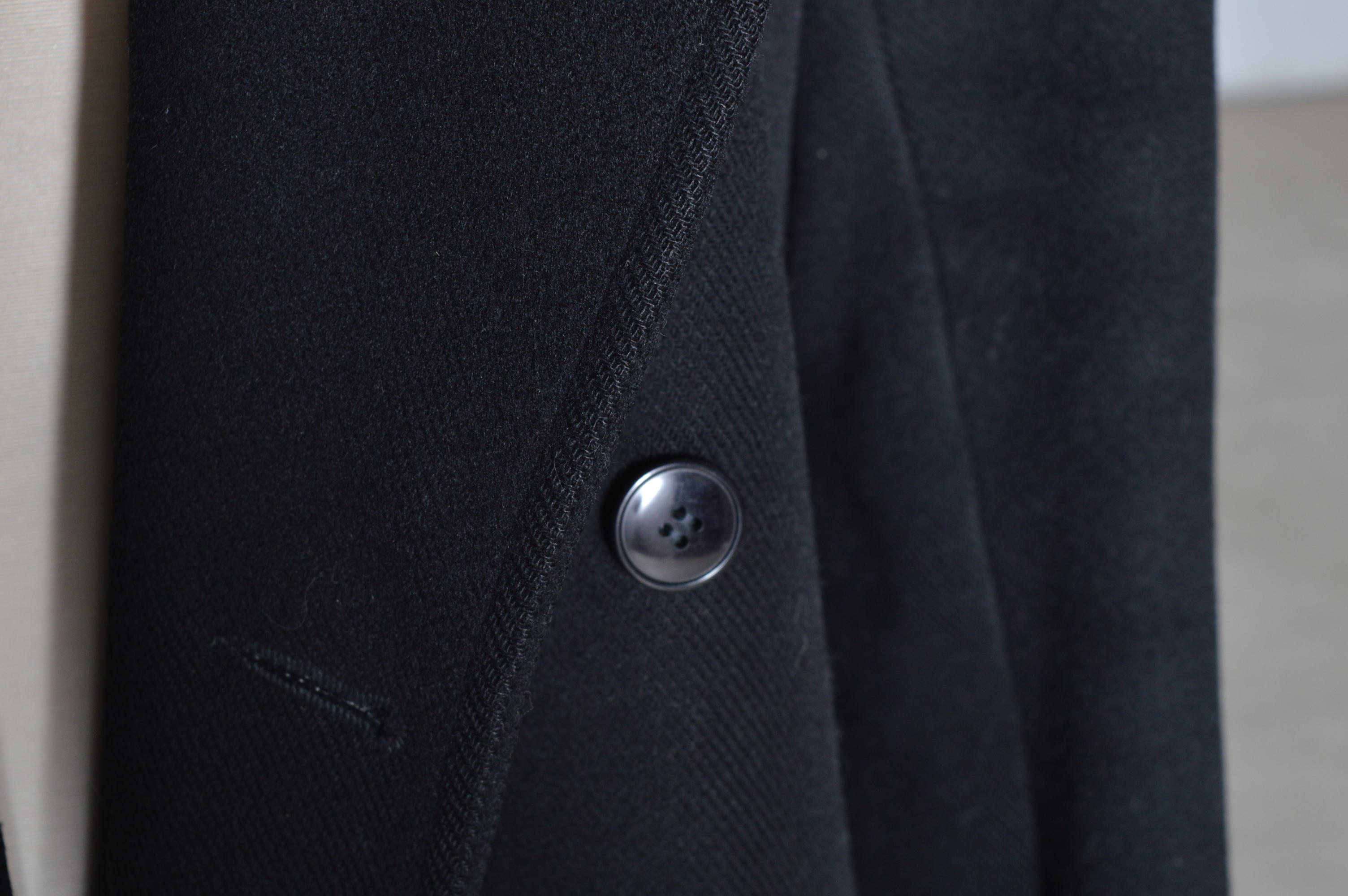 Women's Vintage Black Wool Coats