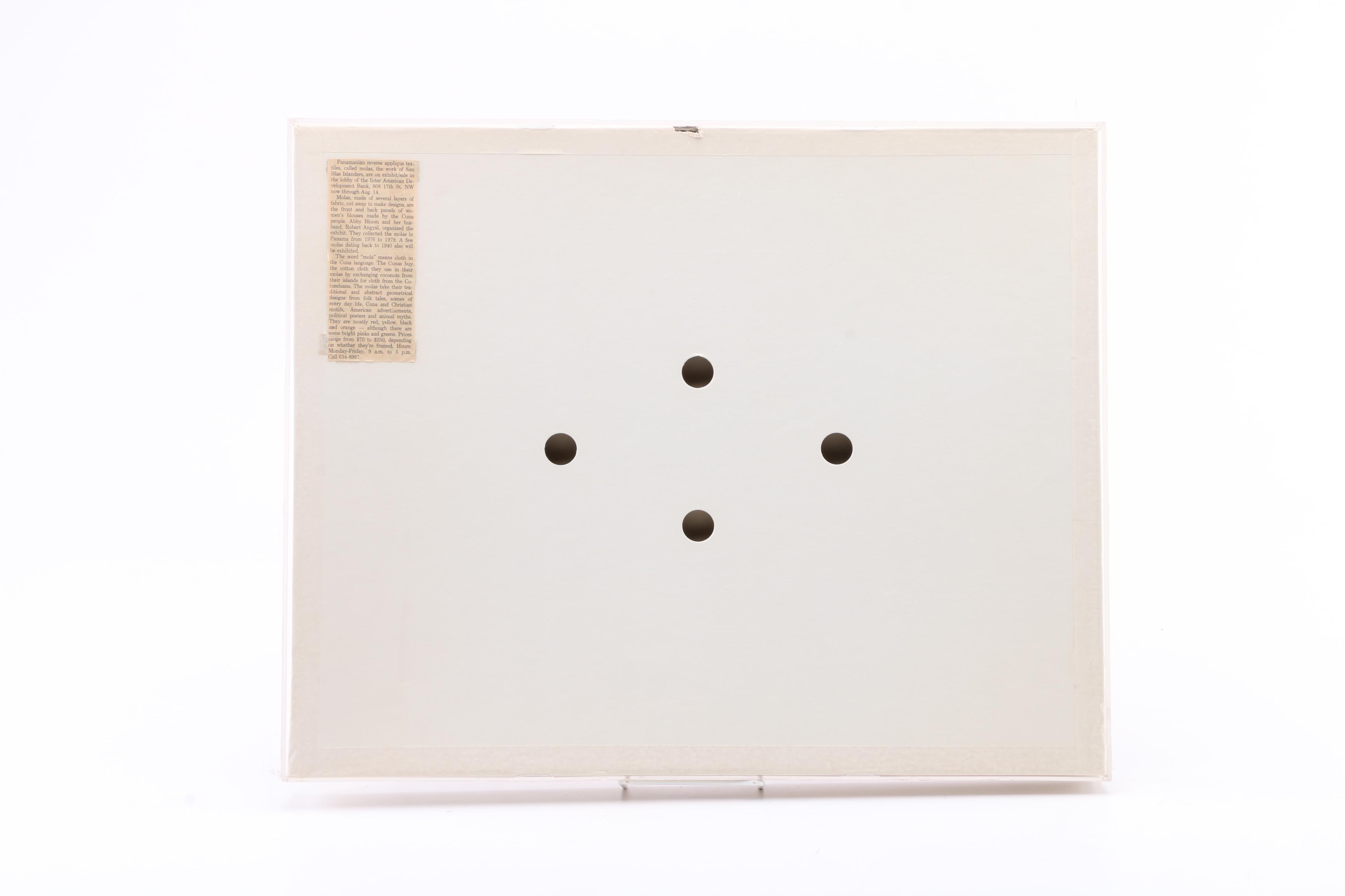 Panamanian Mola Textile with Figural Motif