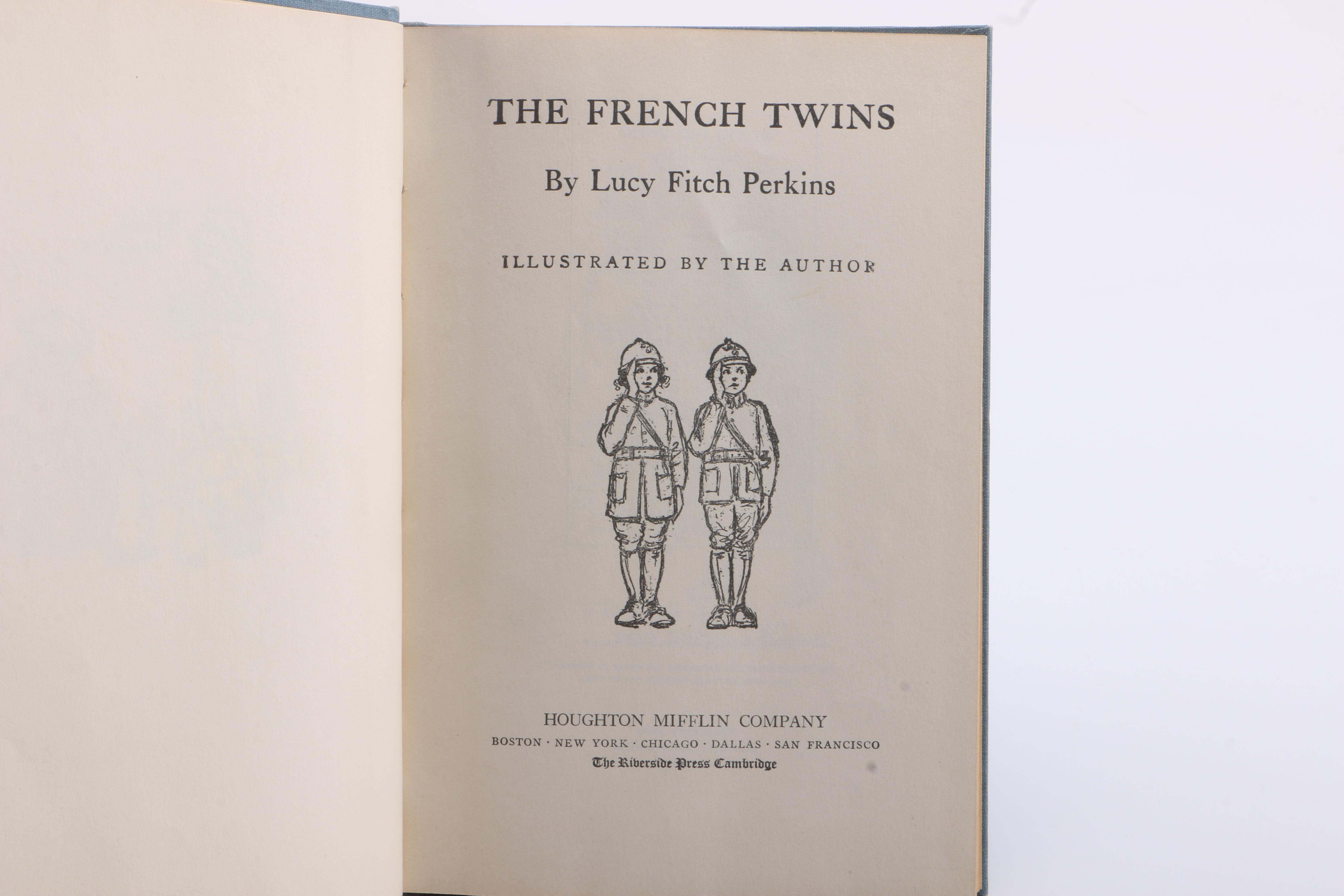 1918 School Edition "The French Twins" by Lucy Fitch Perkins