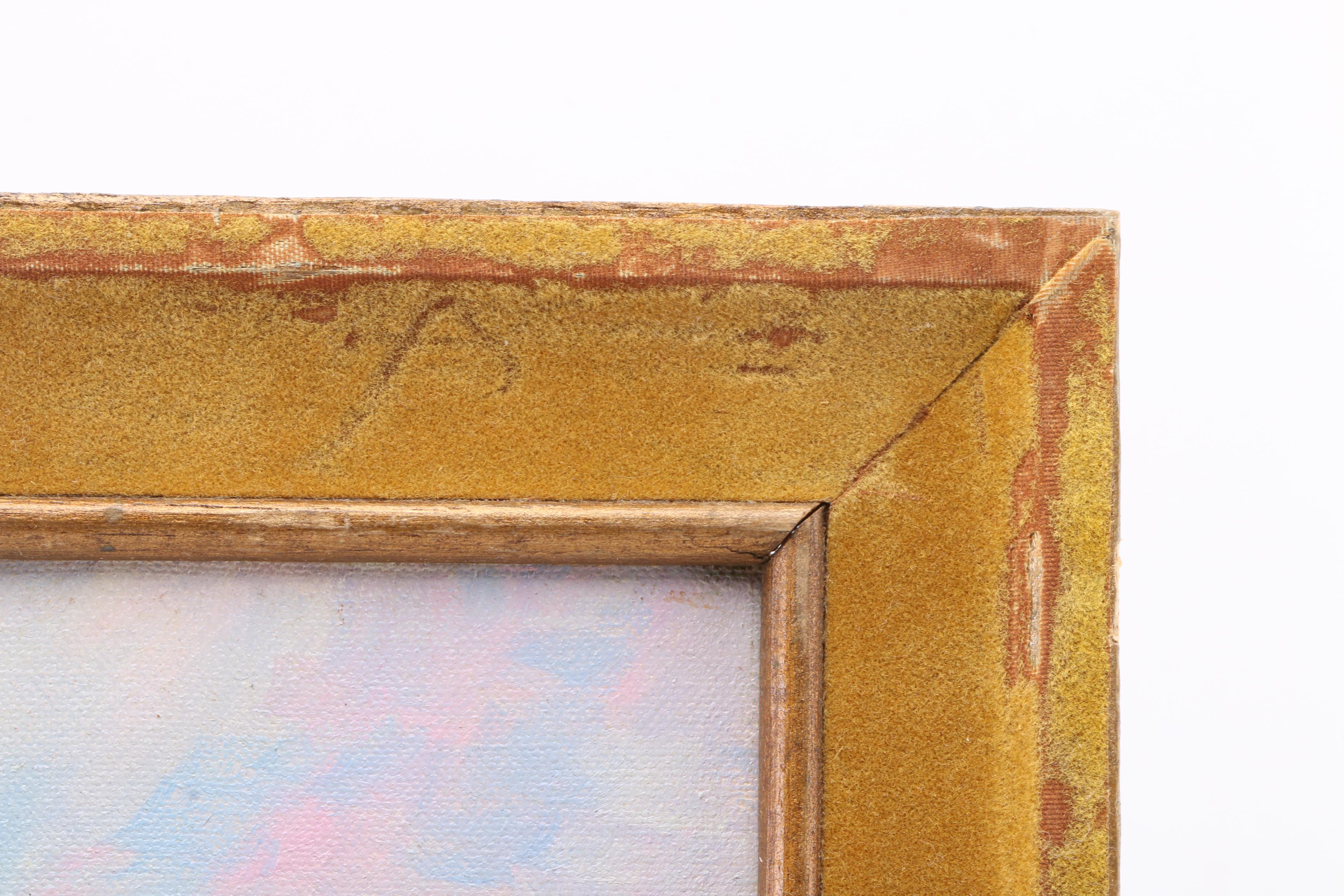 Ann Tollstrup Oil Painting on Canvas of Woman Carrying Vases